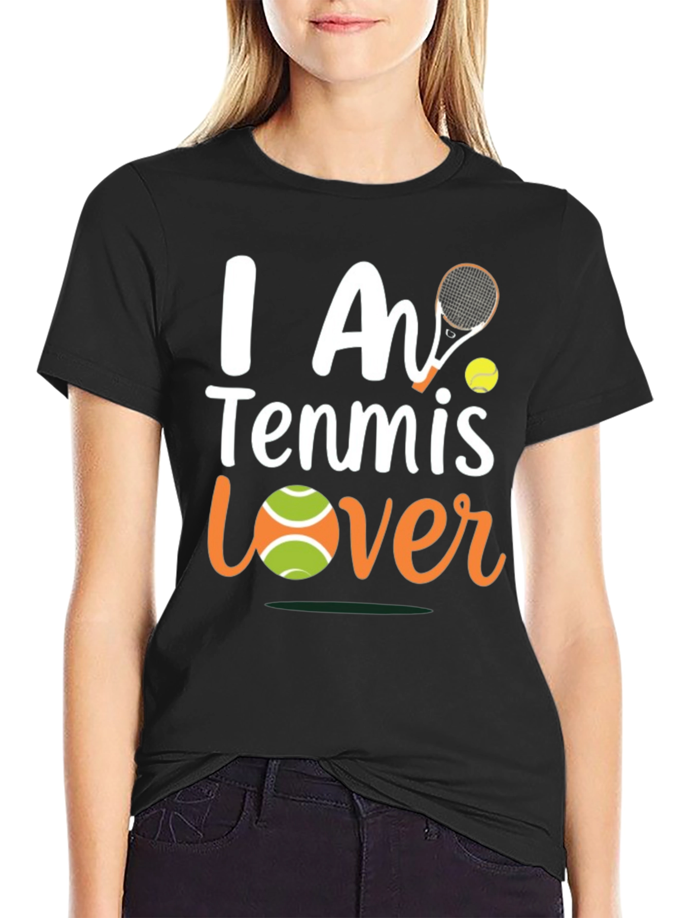 I Am Tennis Lover T-Shirt - Black