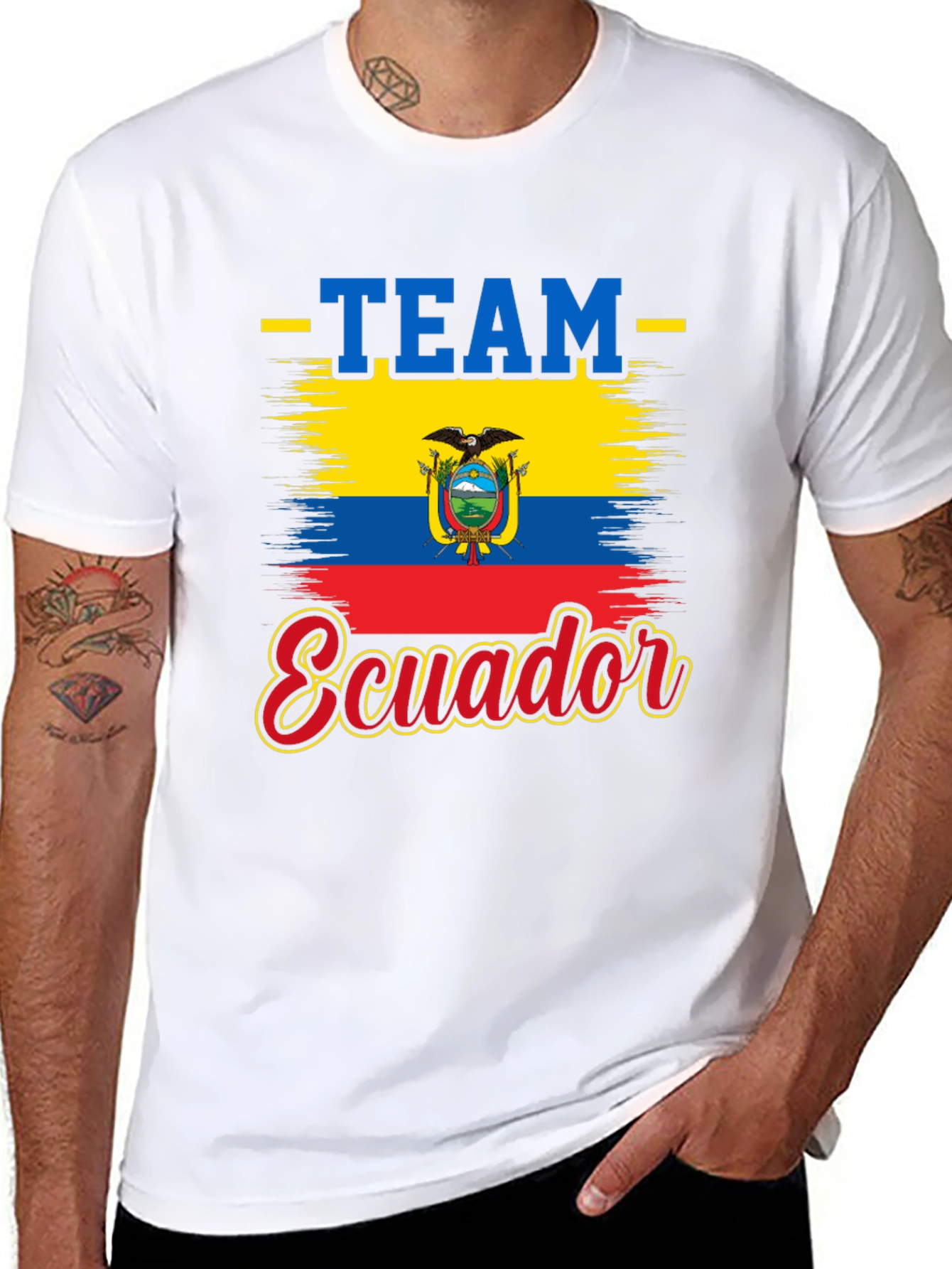 Team Ecuador Flag T-Shirt