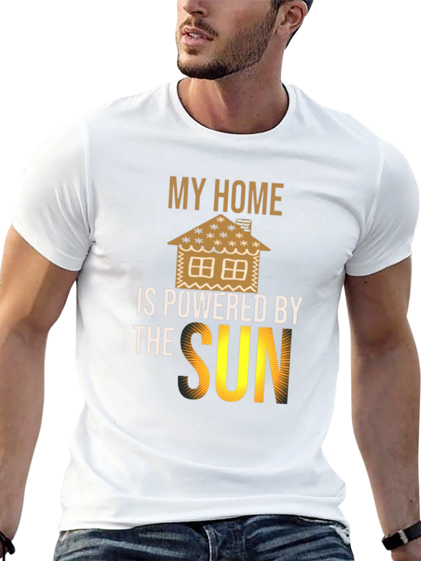 Eco-Friendly My Home is Powered by the Sun T-Shirt