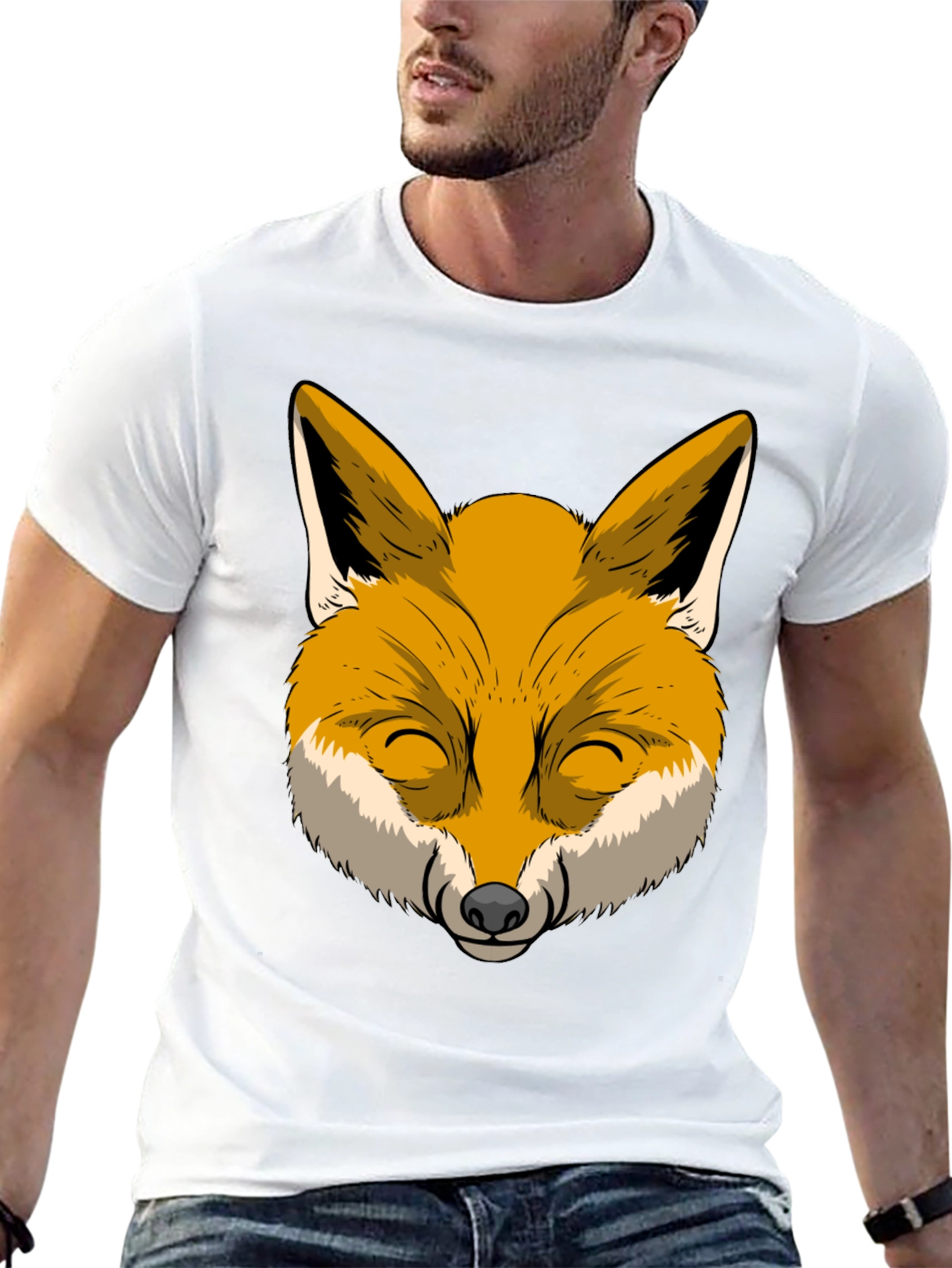 Fox Graphic T-Shirt - Cool Animal Design