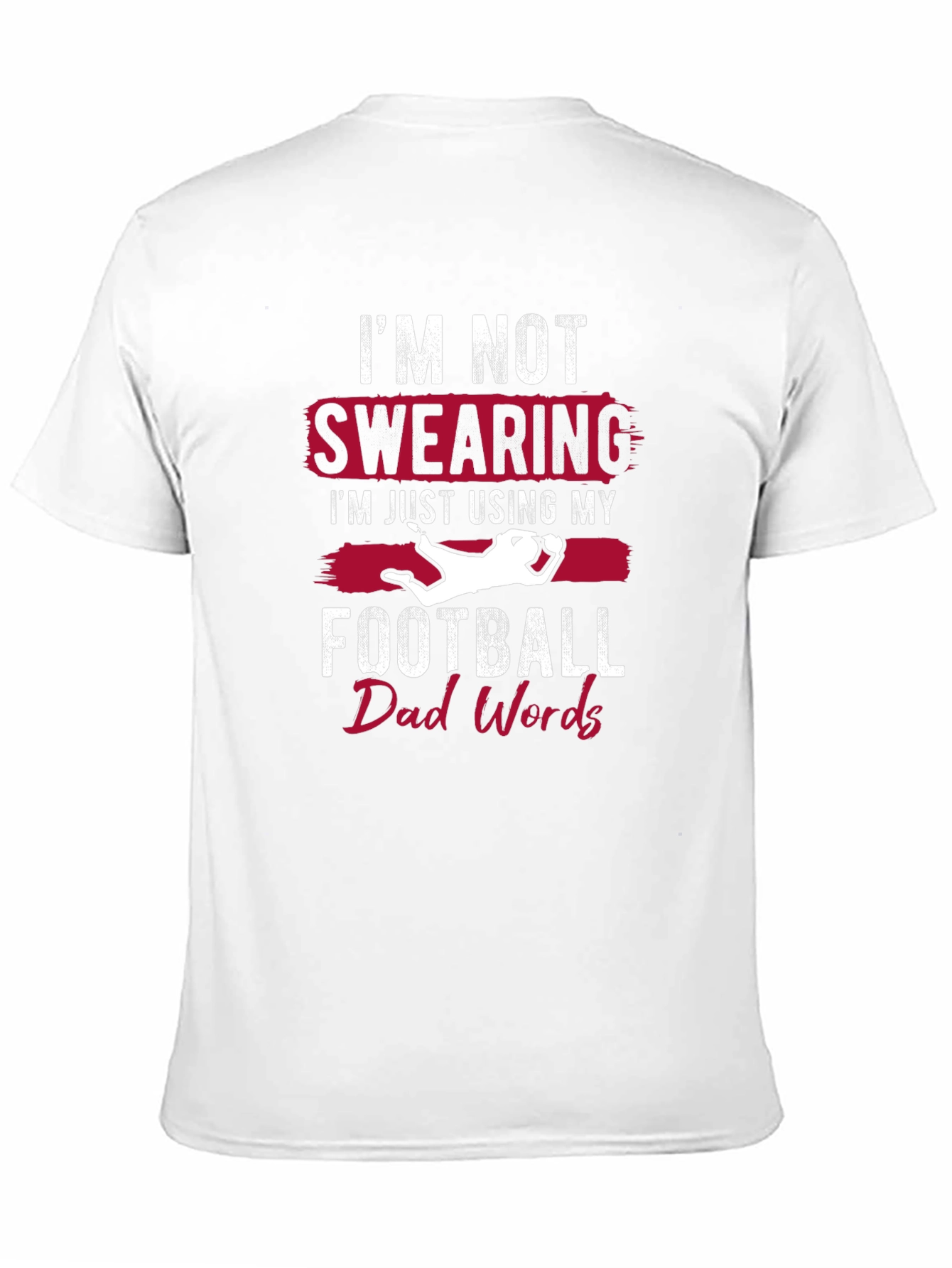 Football Dad Words Graphic Tee