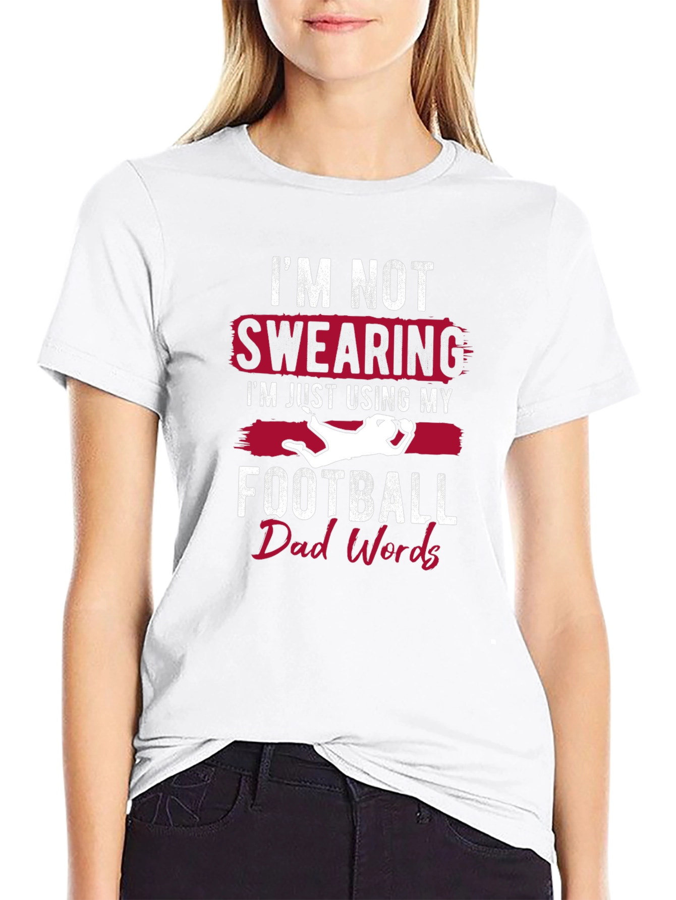 Football Dad Words Graphic Tee