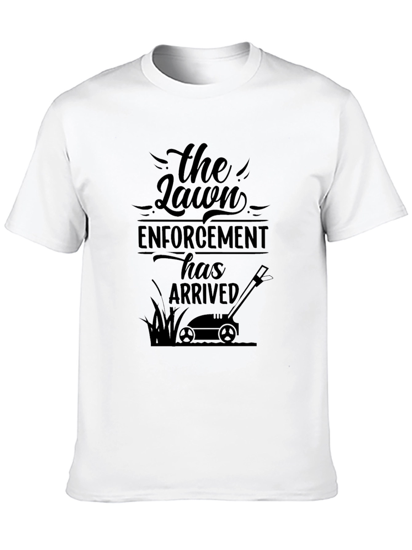 Lawn Enforcement Funny Graphic Tee