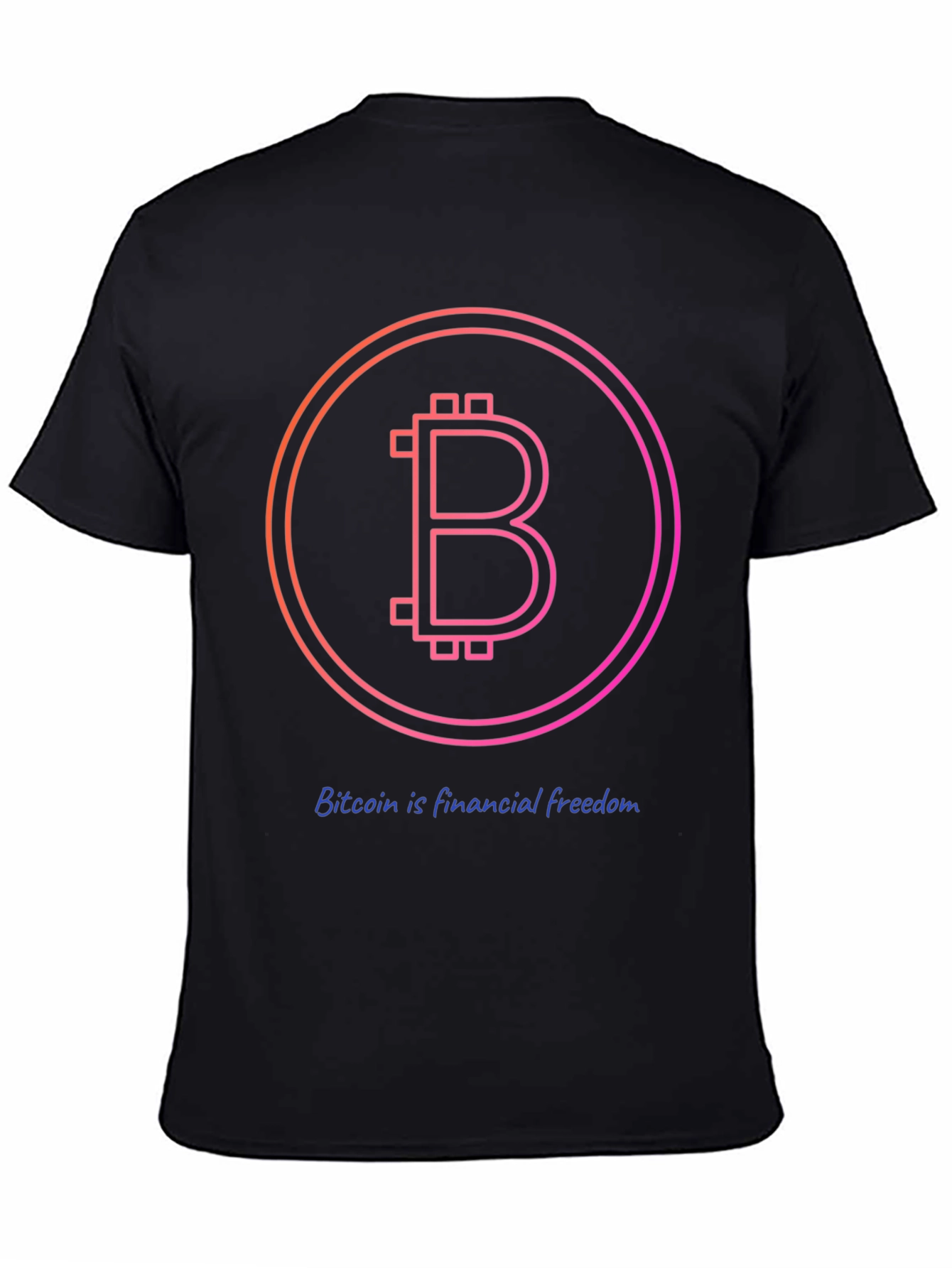 Bitcoin Financial Freedom Black T-Shirt