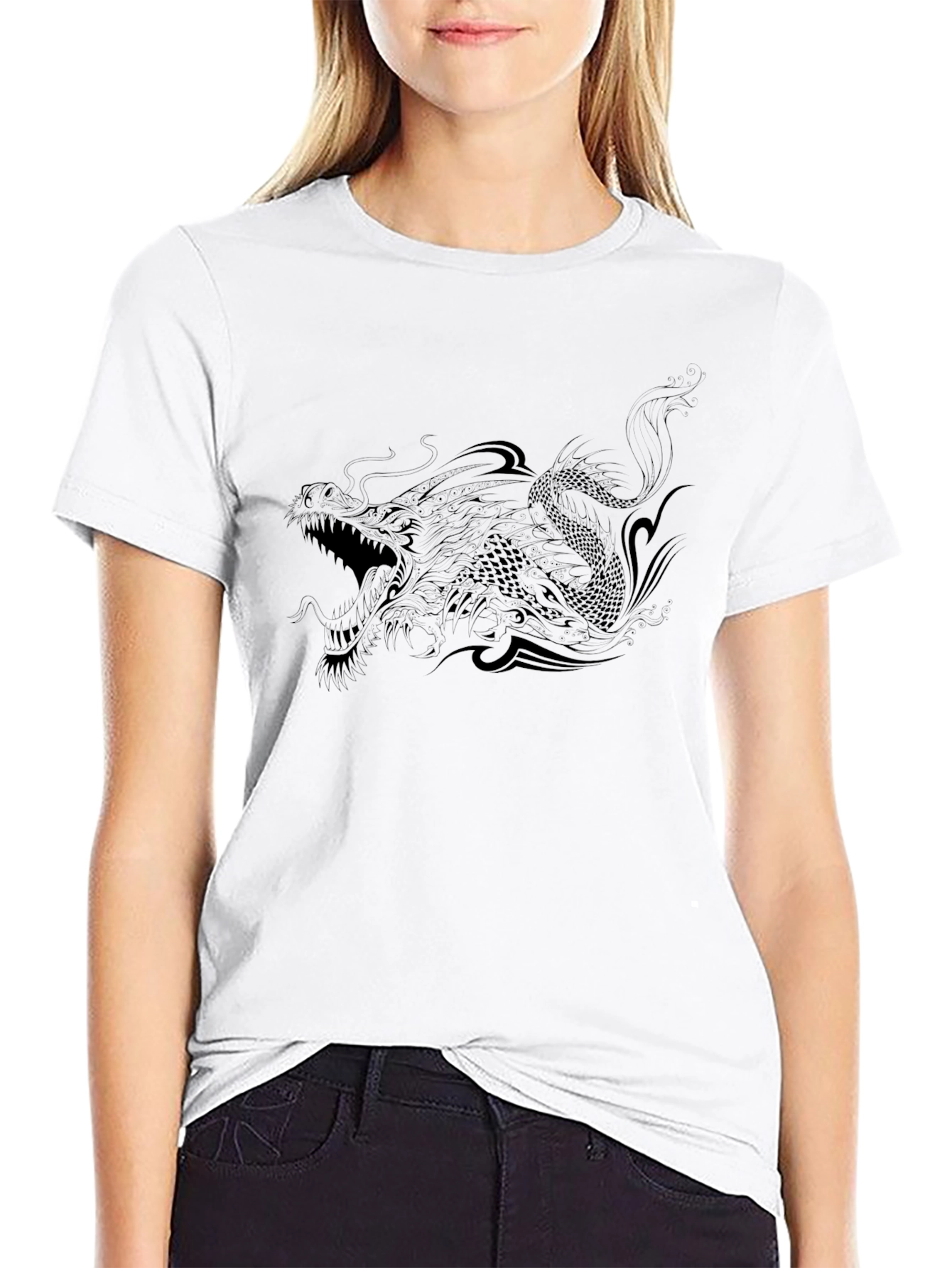 Black Dragon Graphic T-Shirt