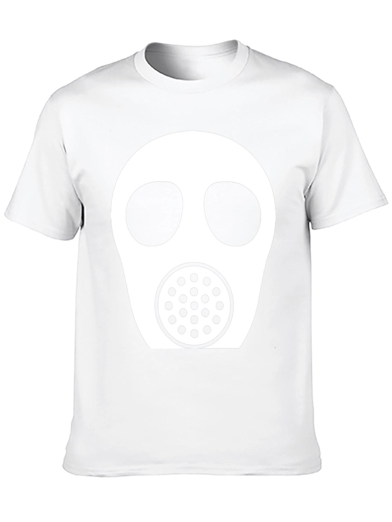 Gas Mask Graphic Tee - Black Casual T-Shirt