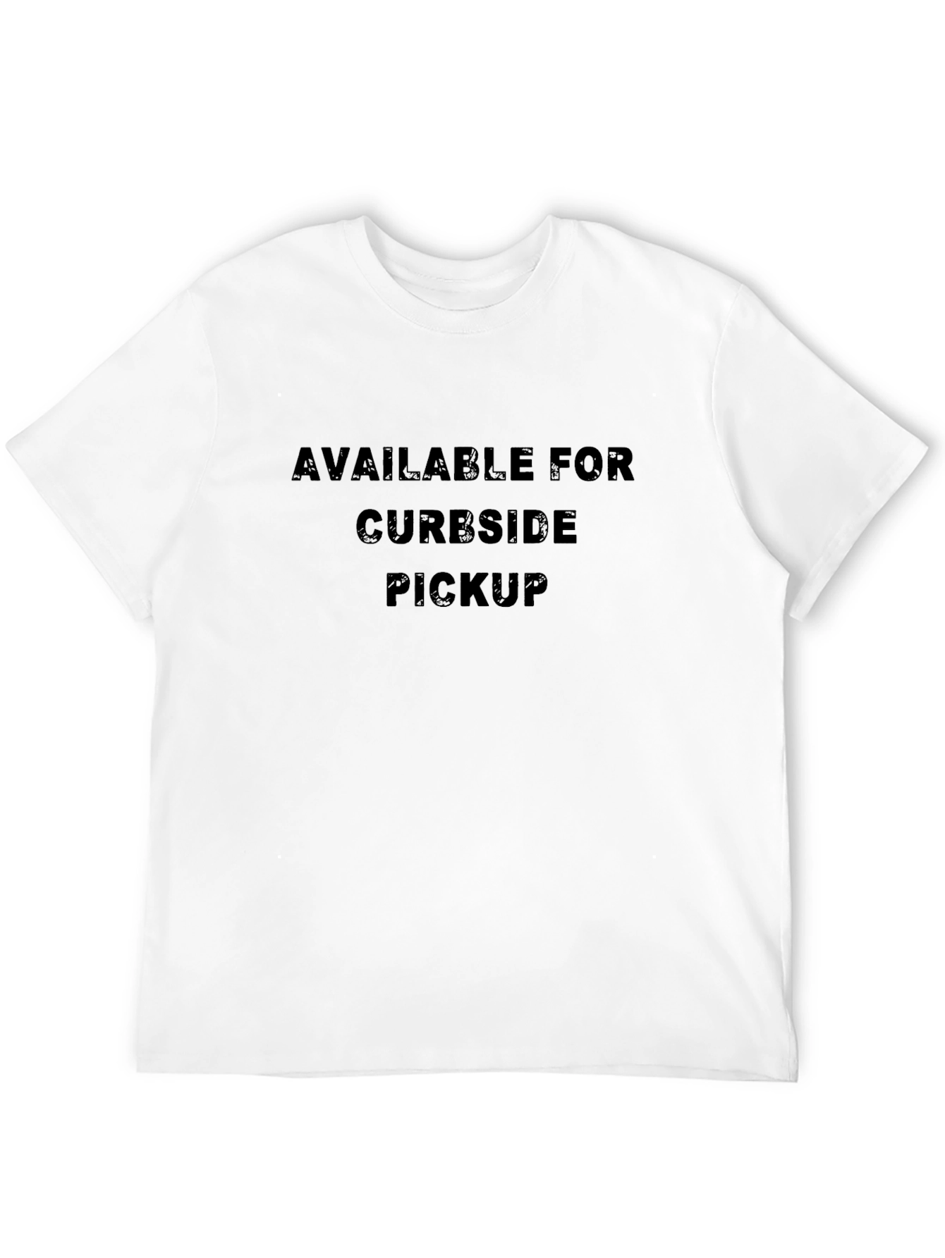 Curbside Pickup T-Shirt - Black Cotton Blend
