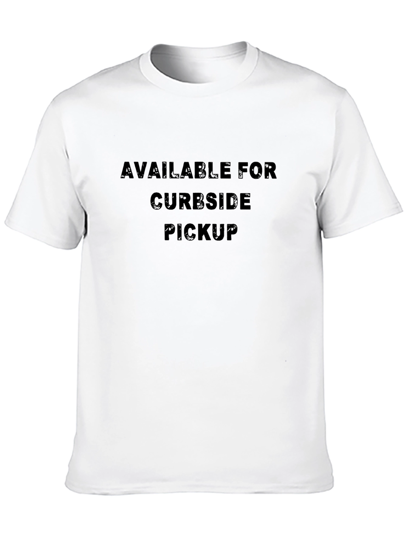 Curbside Pickup T-Shirt - Black Cotton Blend