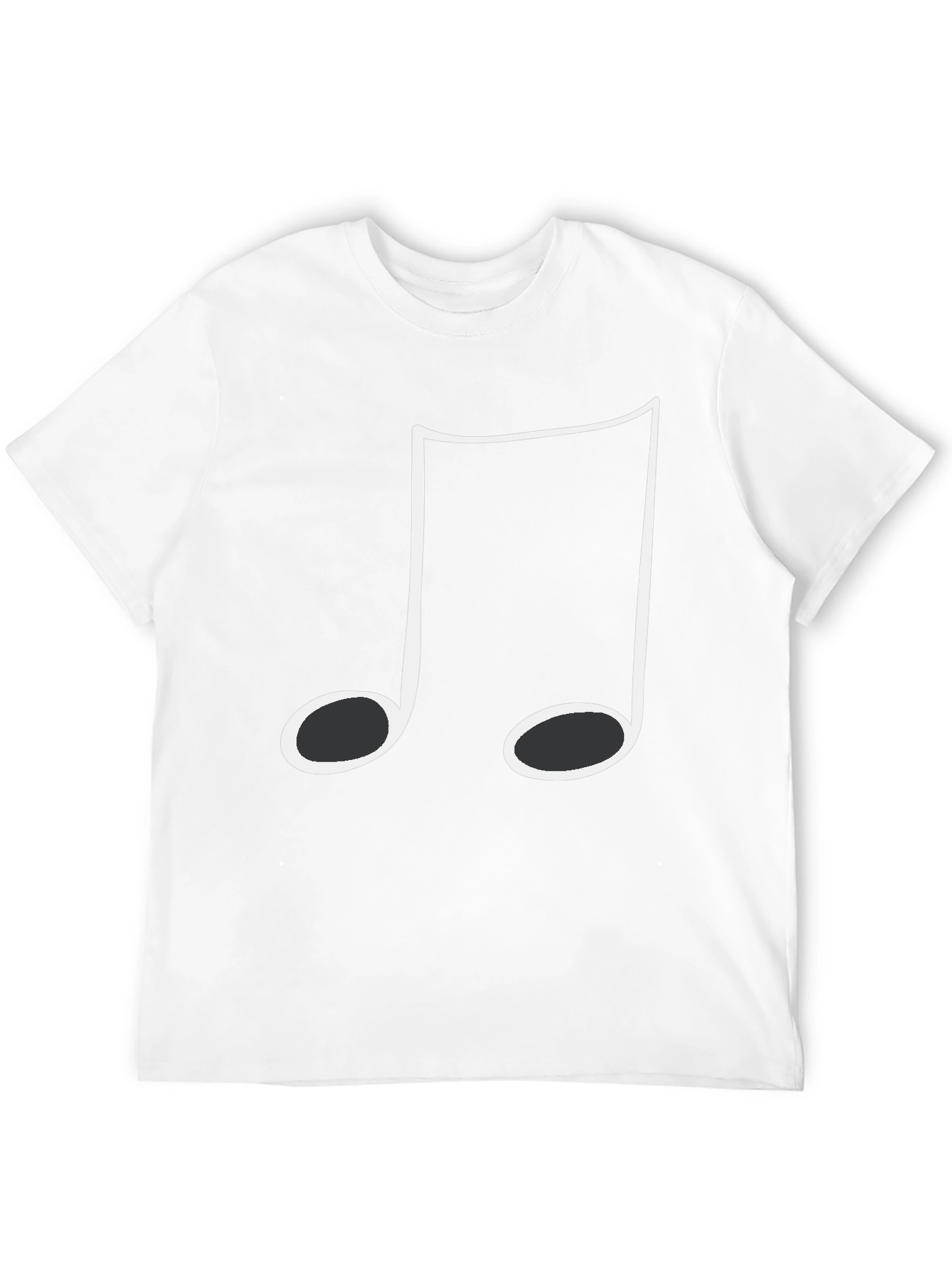Music Note Graphic T-Shirt - Casual Style