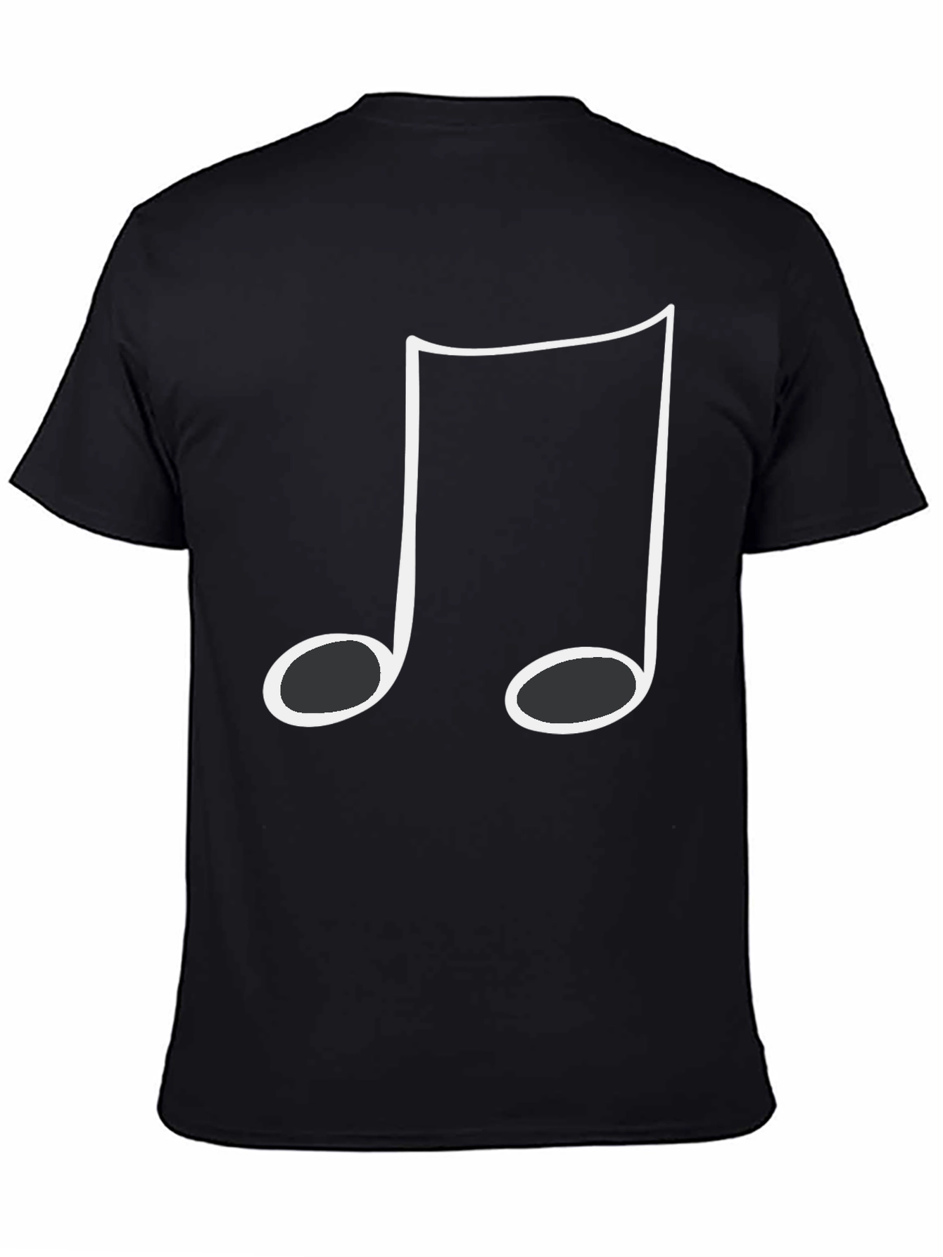Music Note Graphic T-Shirt - Casual Style
