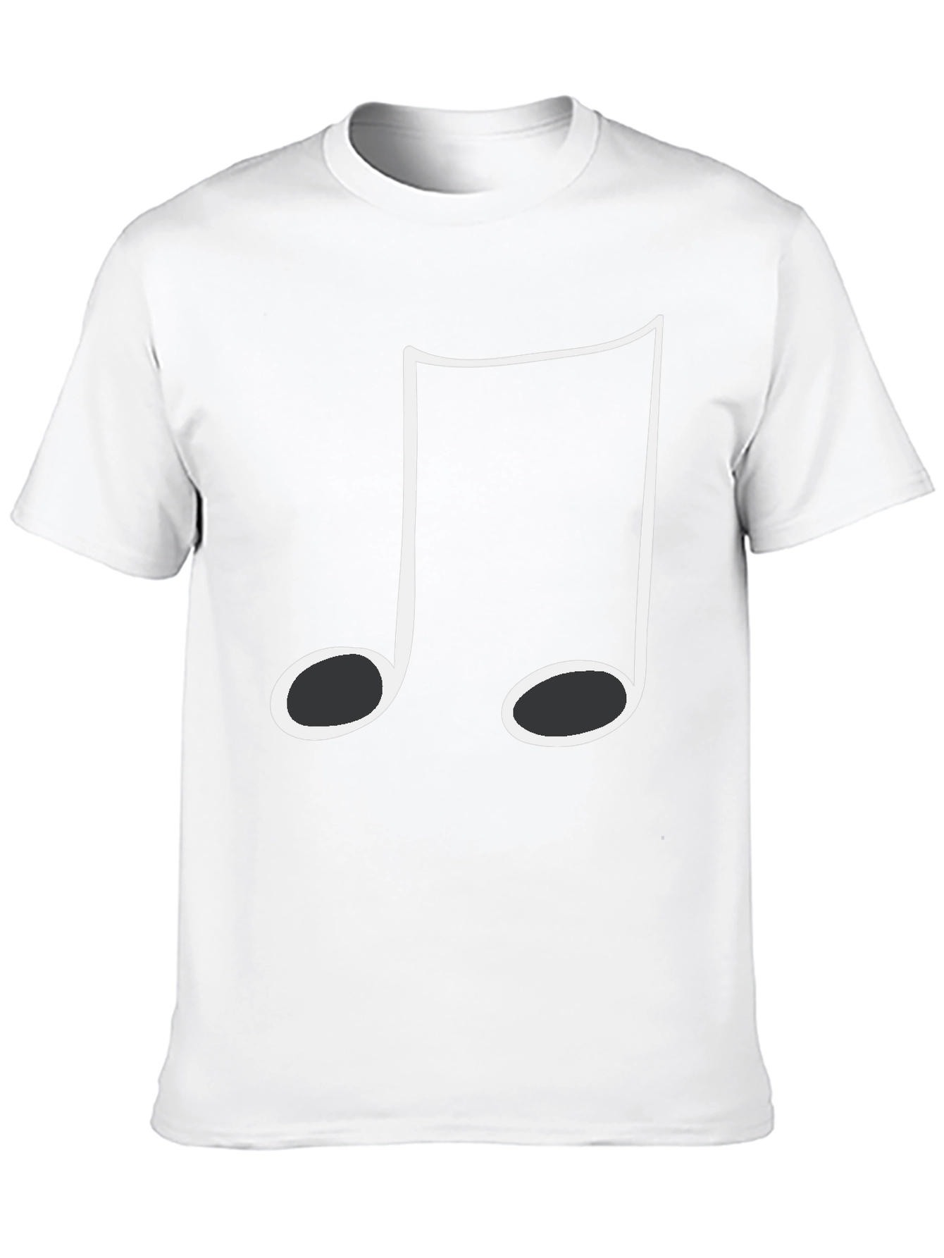 Music Note Graphic T-Shirt - Casual Style
