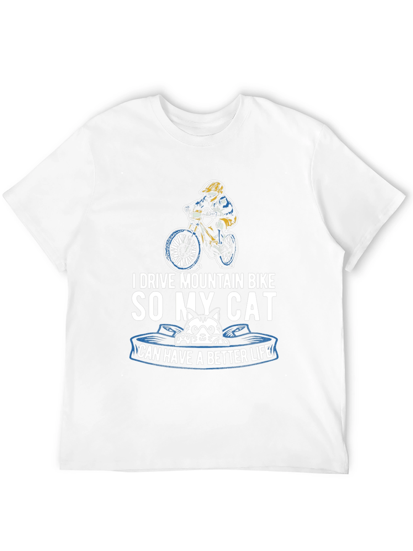 Mountain Bike Cat Lover T-Shirt