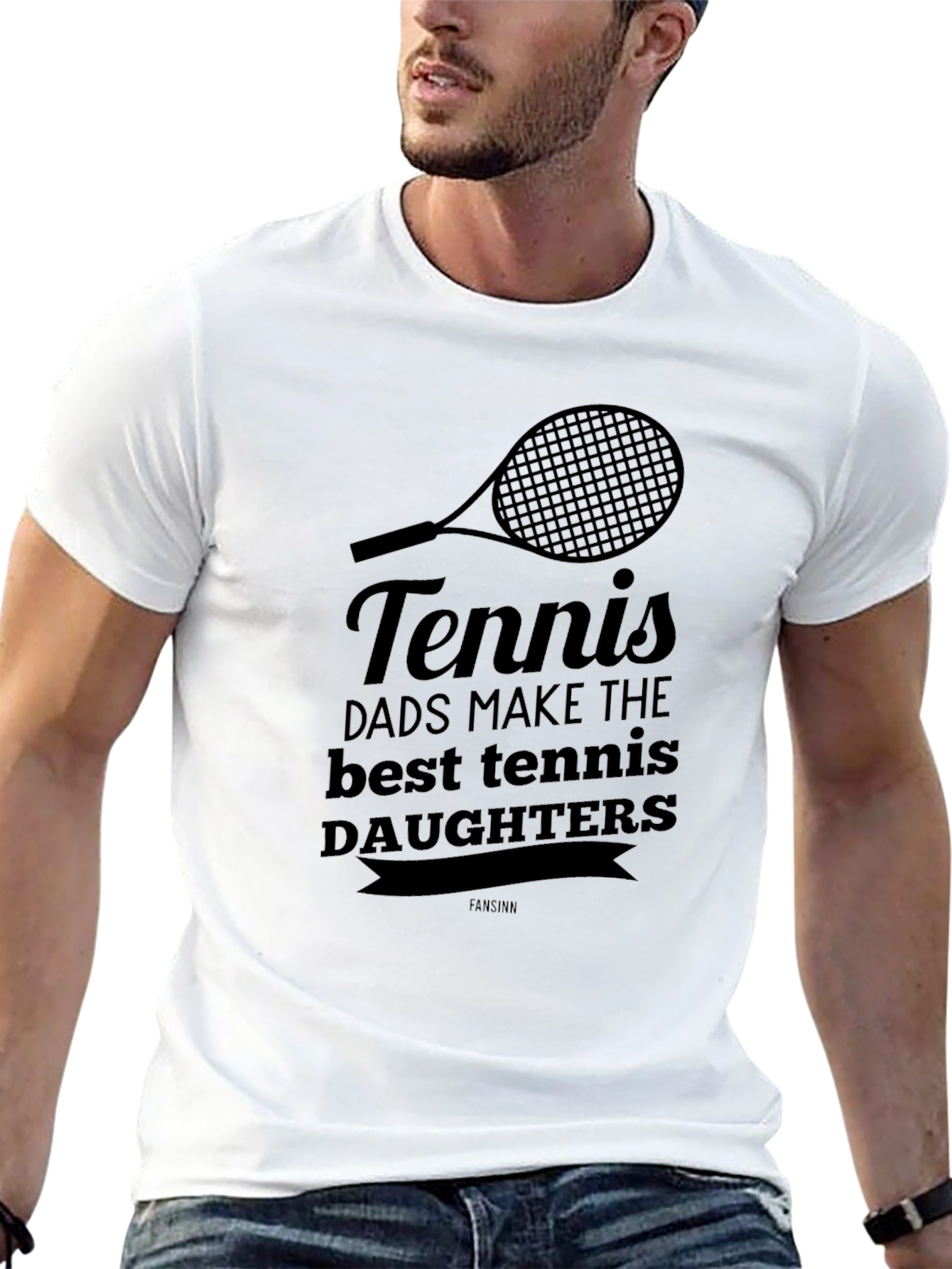 Tennis Dad T-Shirt - Best Tennis Daughters