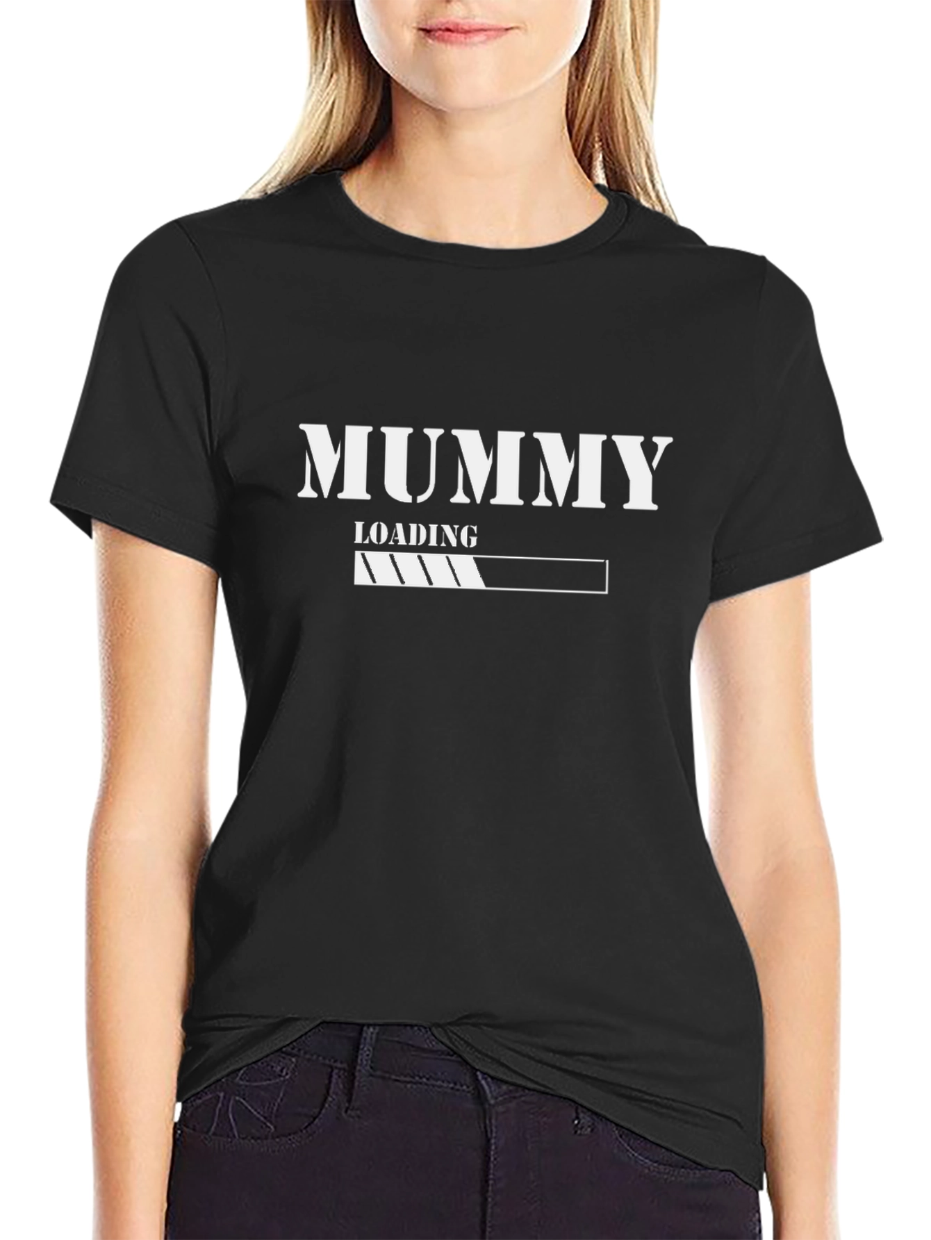 Mummy Loading T-Shirt - Pregnancy Announcement Tee