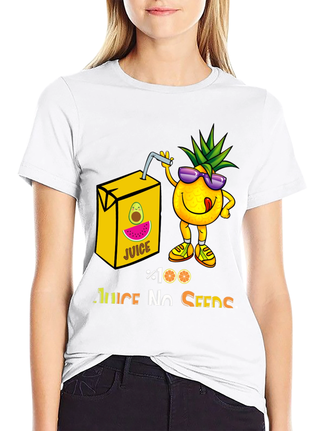 Juice No Seeds Graphic T-Shirt