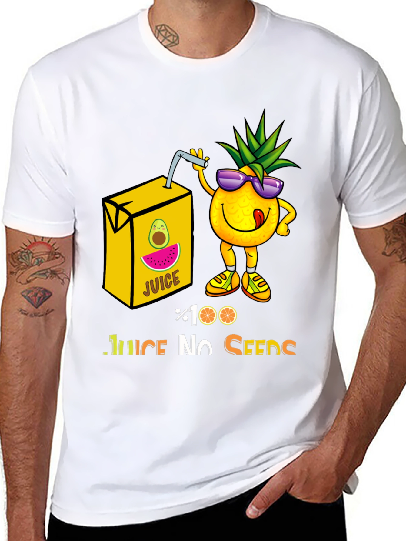 Juice No Seeds Graphic T-Shirt