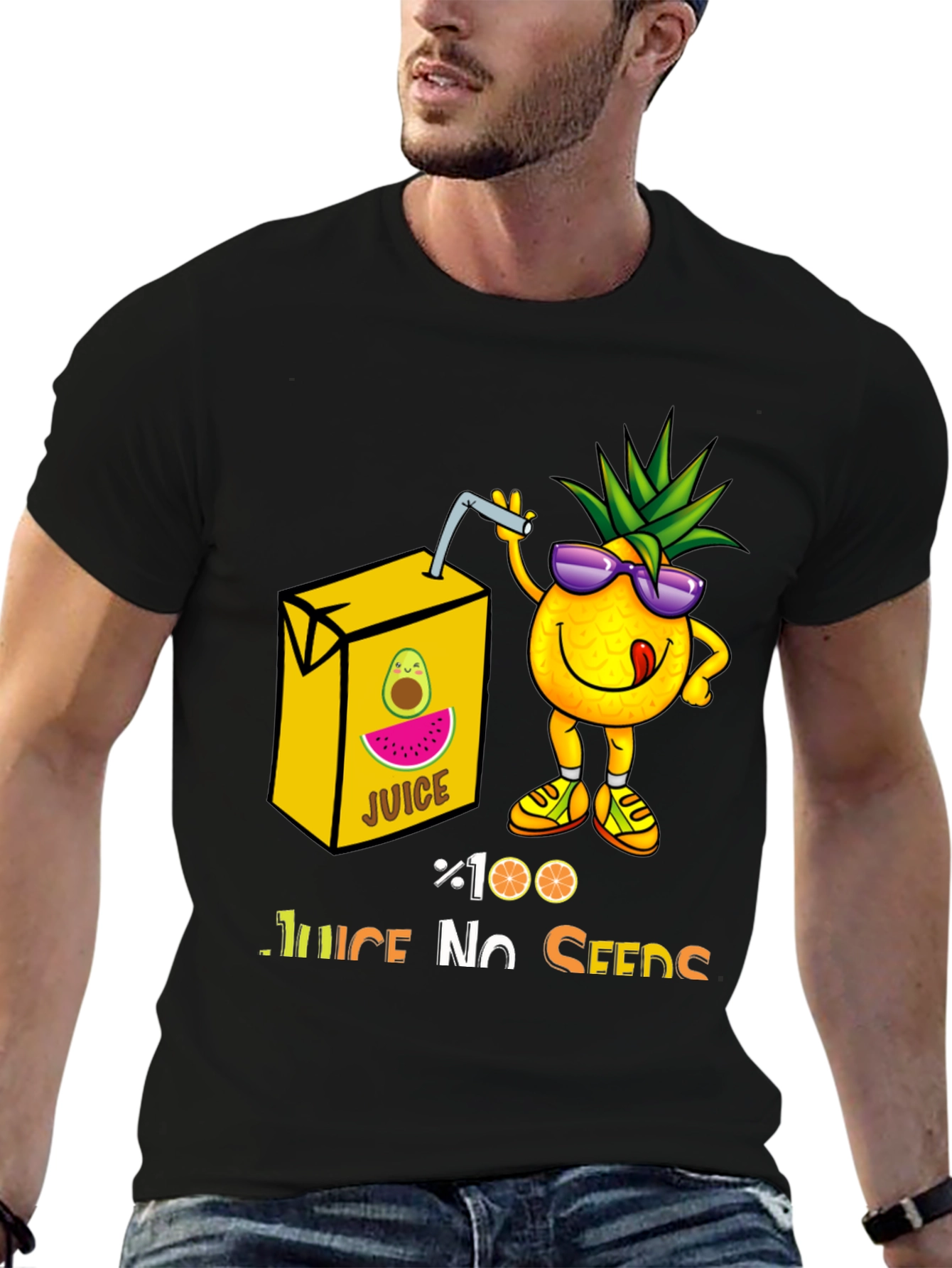 Juice No Seeds Graphic T-Shirt