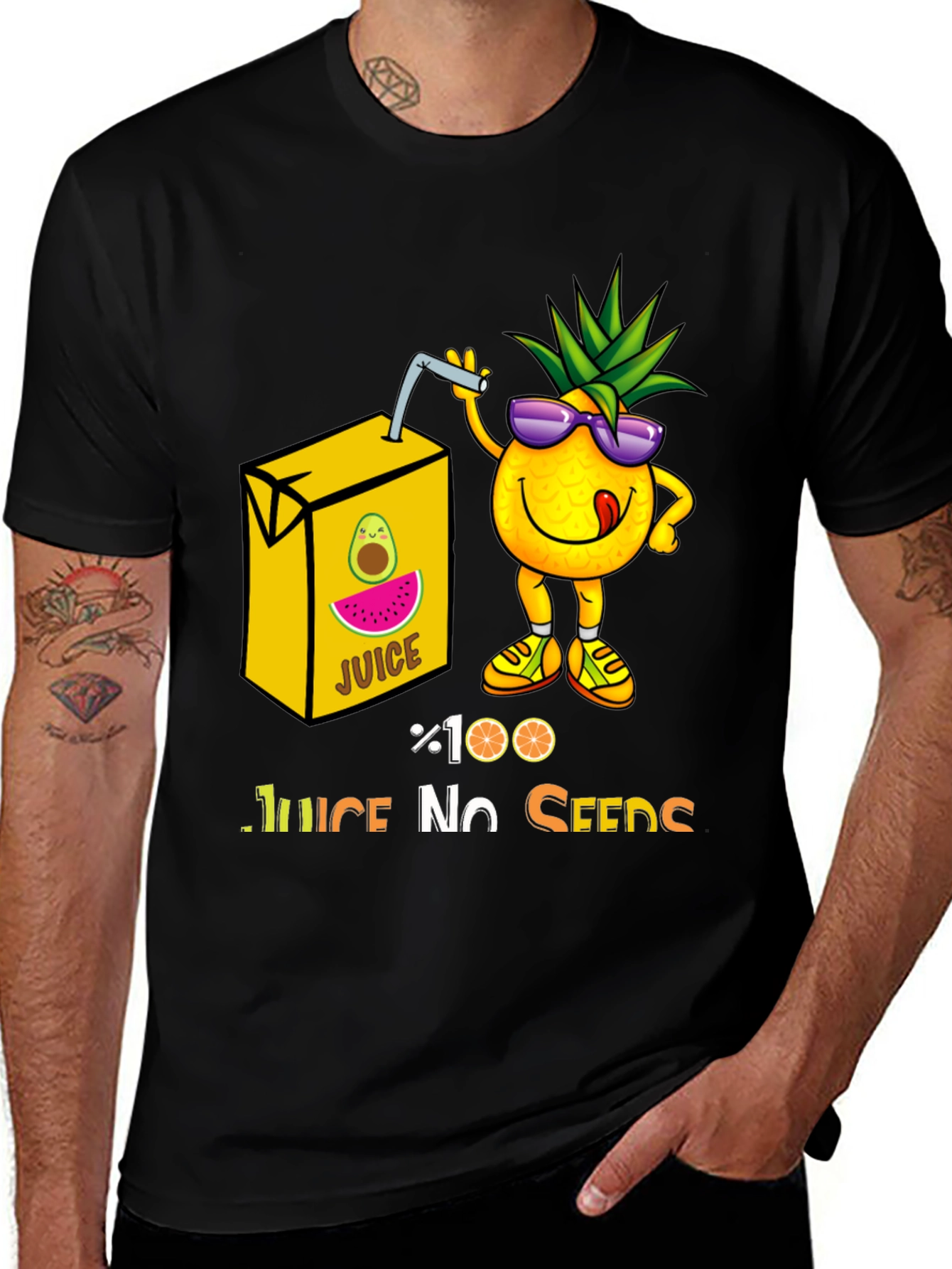 Juice No Seeds Graphic T-Shirt