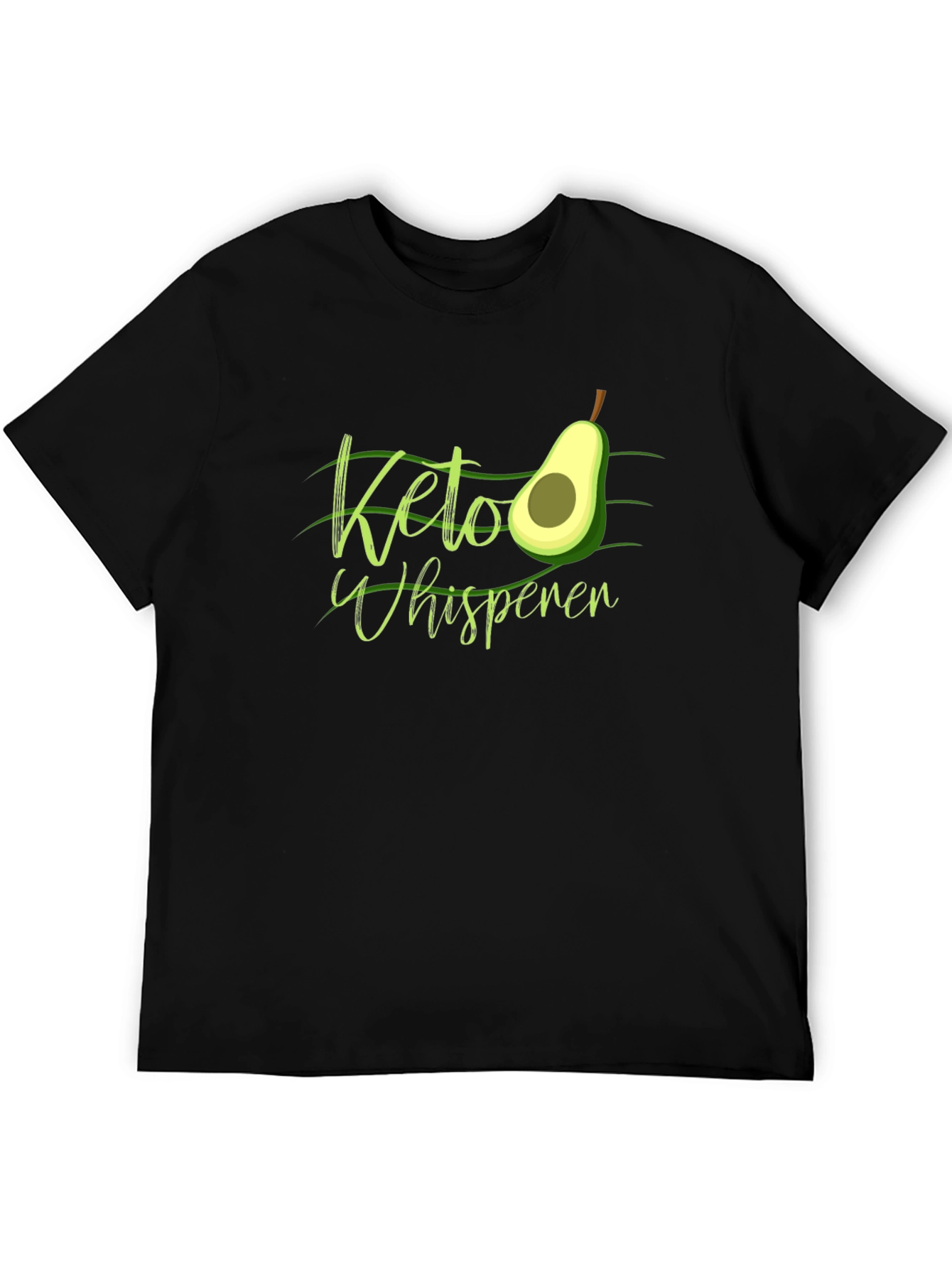 Keto Whisperer Avocado Graphic T-Shirt