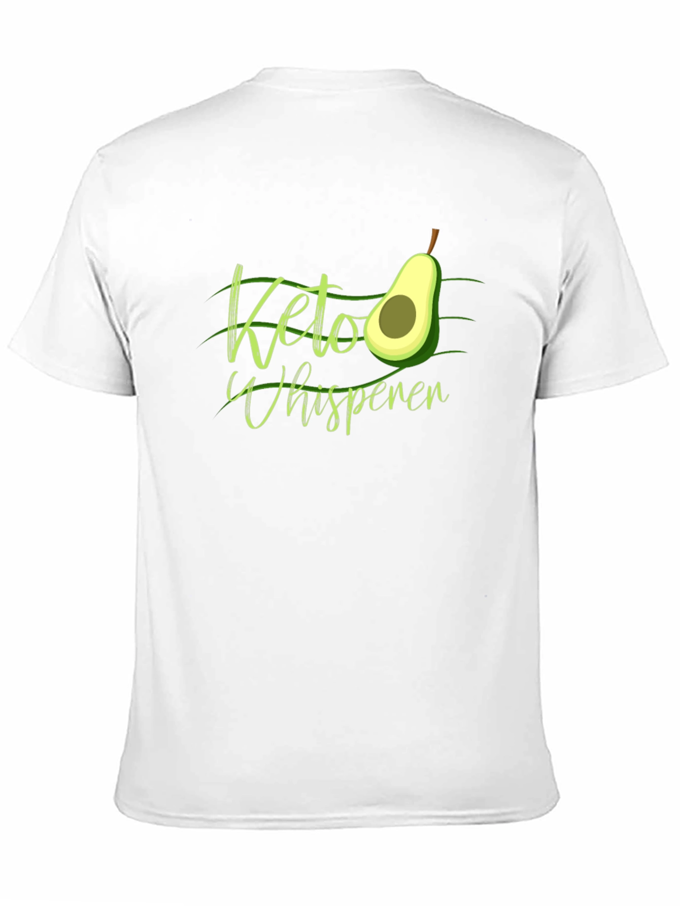 Keto Whisperer Avocado Graphic T-Shirt