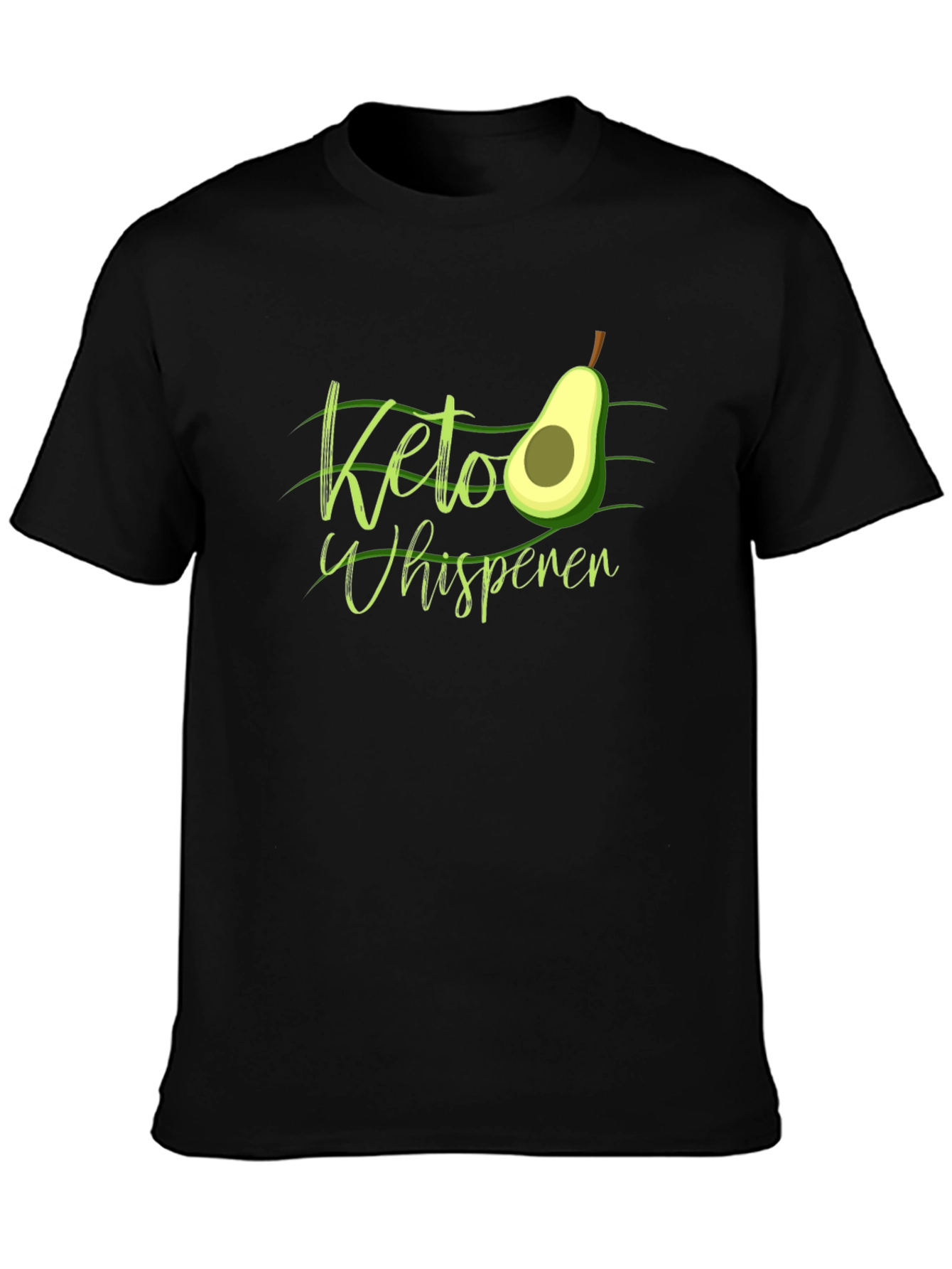 Keto Whisperer Avocado Graphic T-Shirt