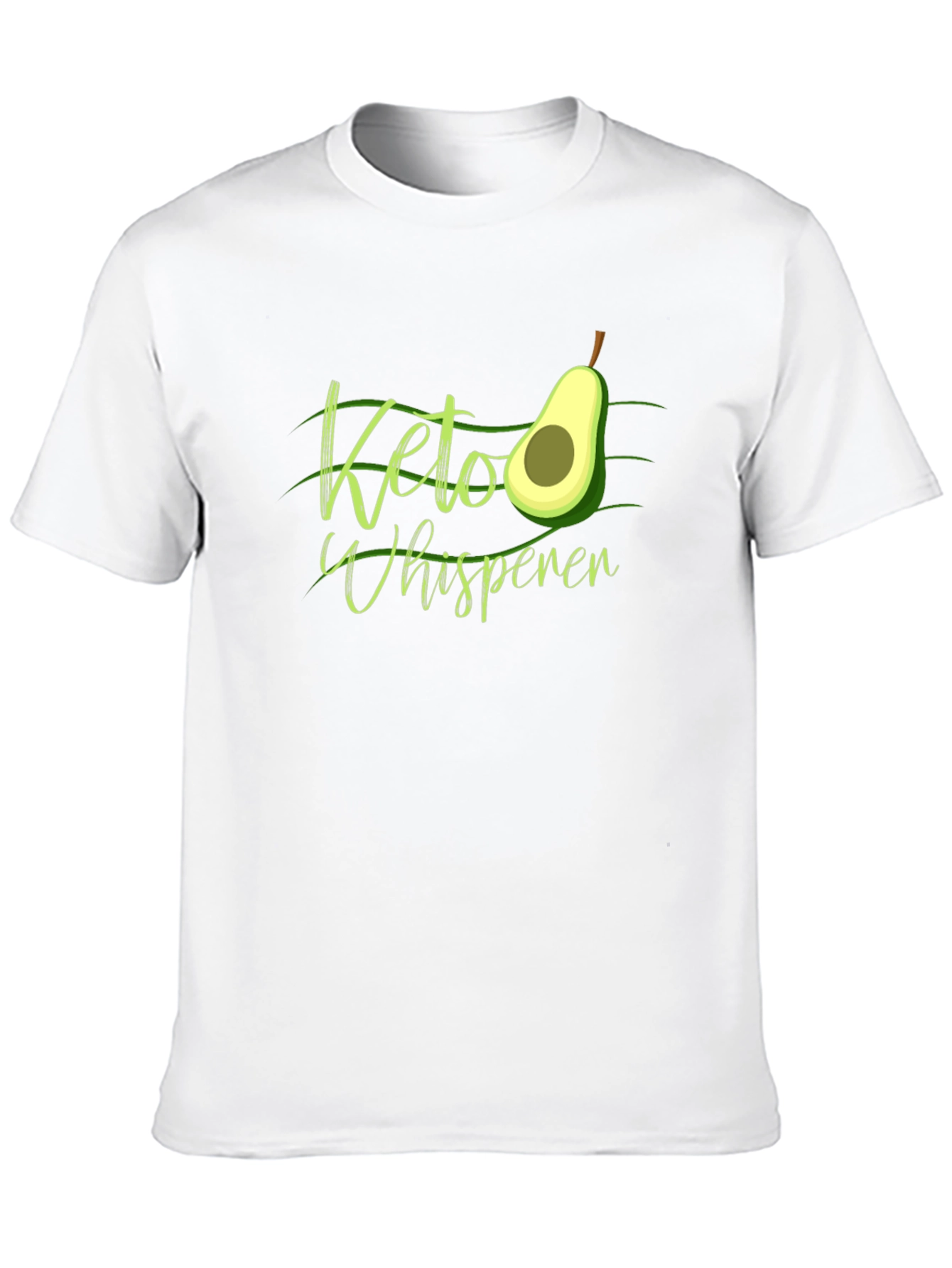 Keto Whisperer Avocado Graphic T-Shirt