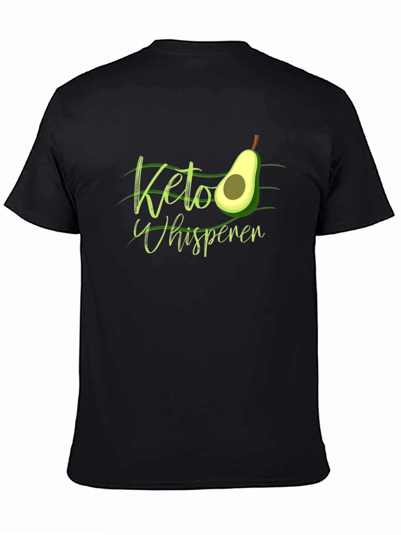 Keto Whisperer Avocado Graphic T-Shirt