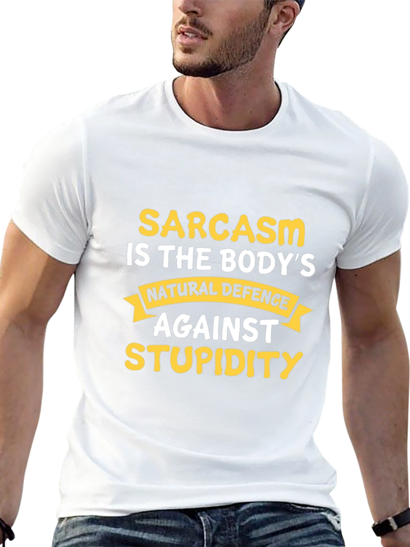 Sarcasm Is The Bodys Natural Defence T-Shirt