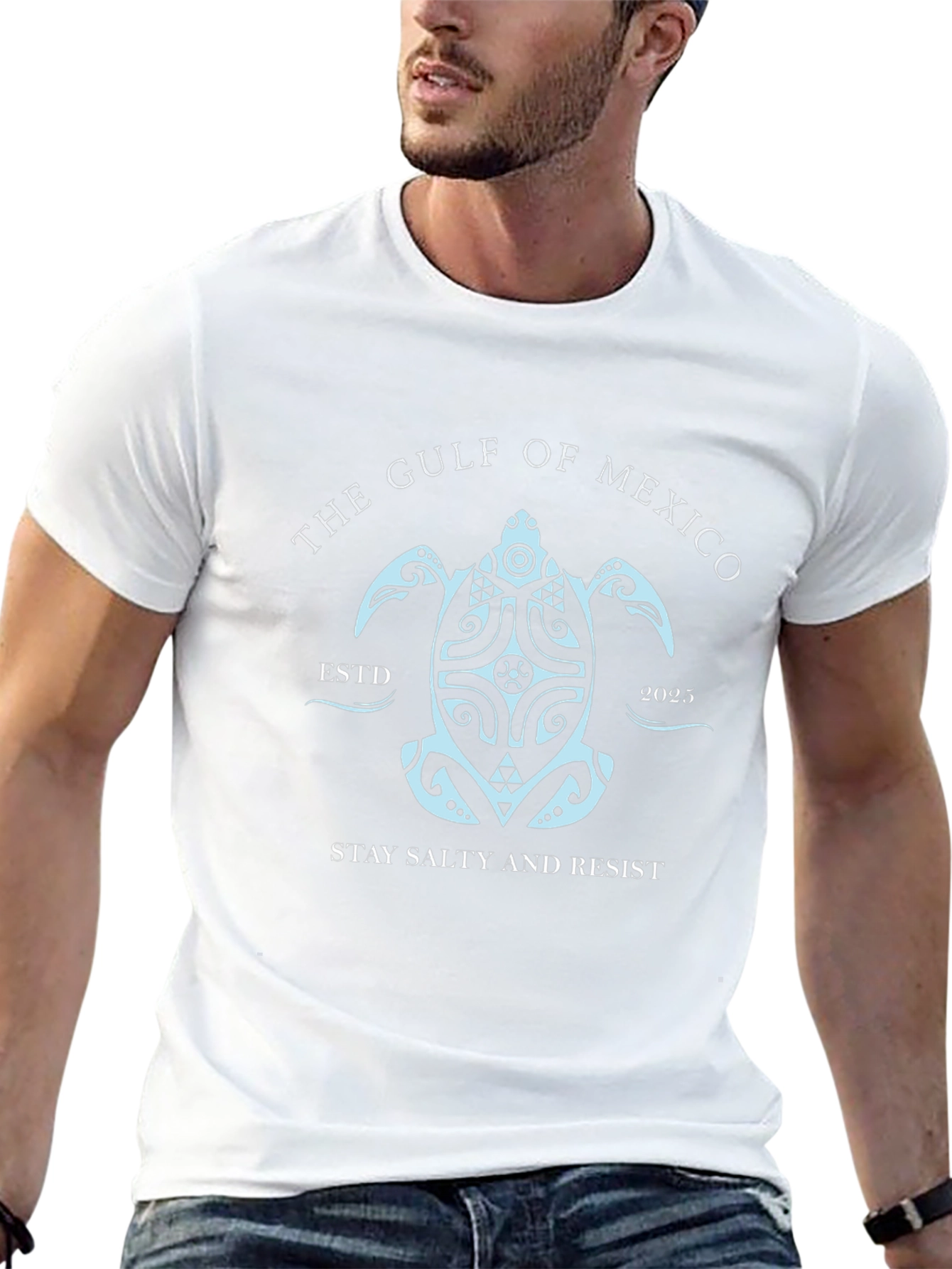 Gulf of Mexico Turtle T-Shirt - Stay Salty Resist
