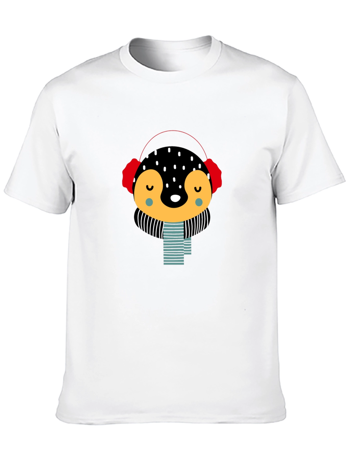 Cute Penguin Graphic Tee - Winter Style Shirt