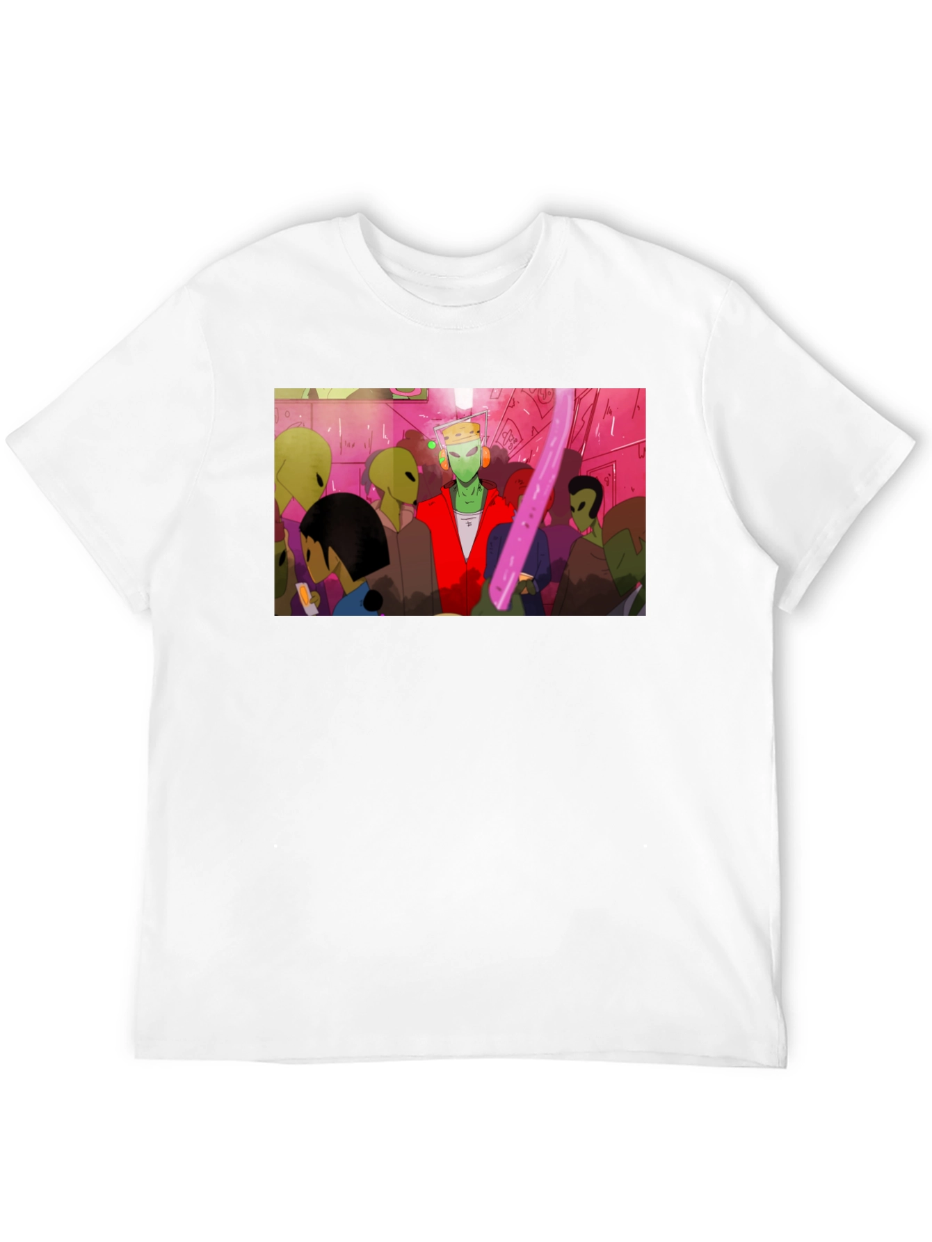Alien Rave Graphic T-Shirt