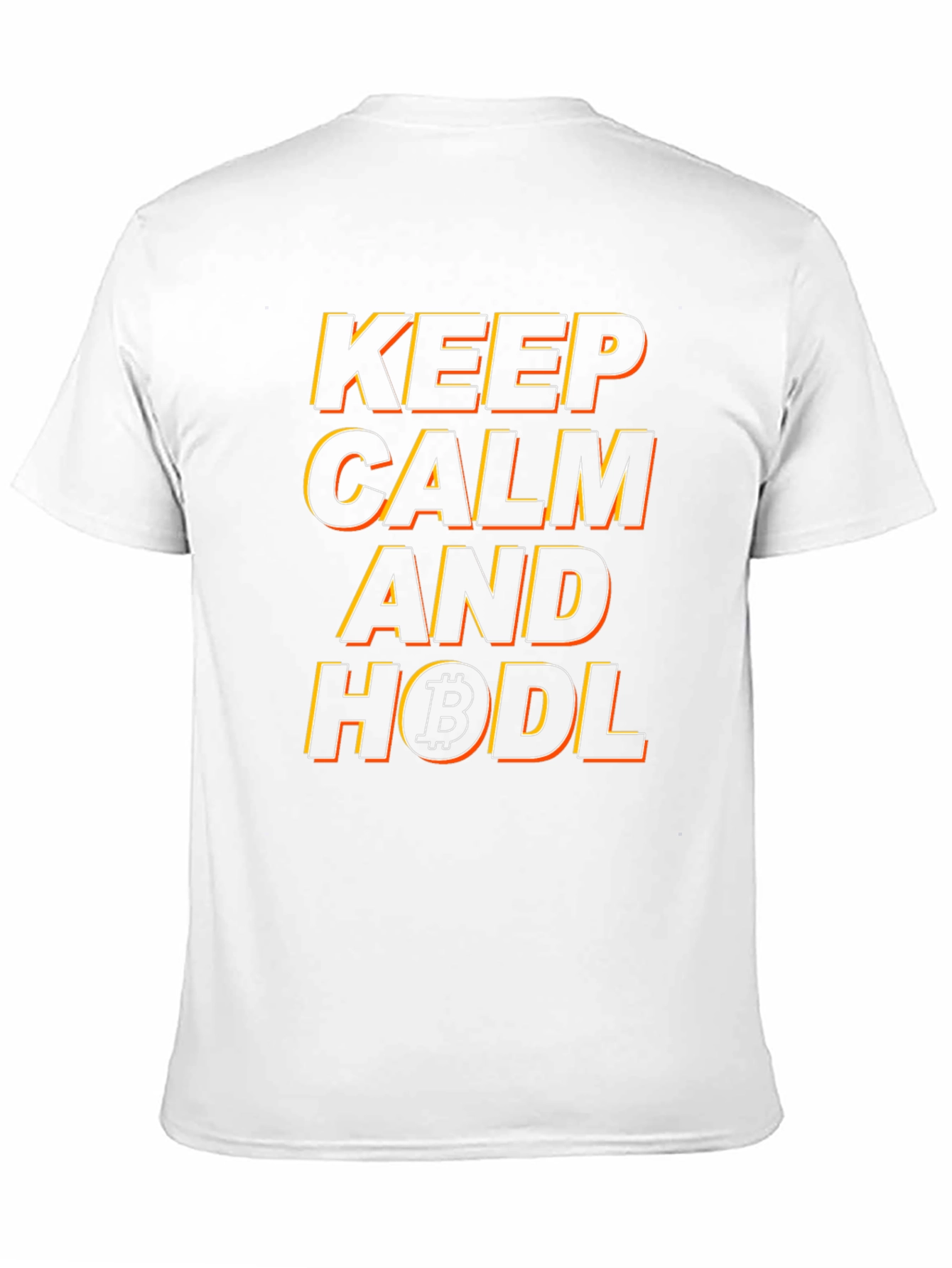 Keep Calm and HODL Bitcoin Graphic Tee