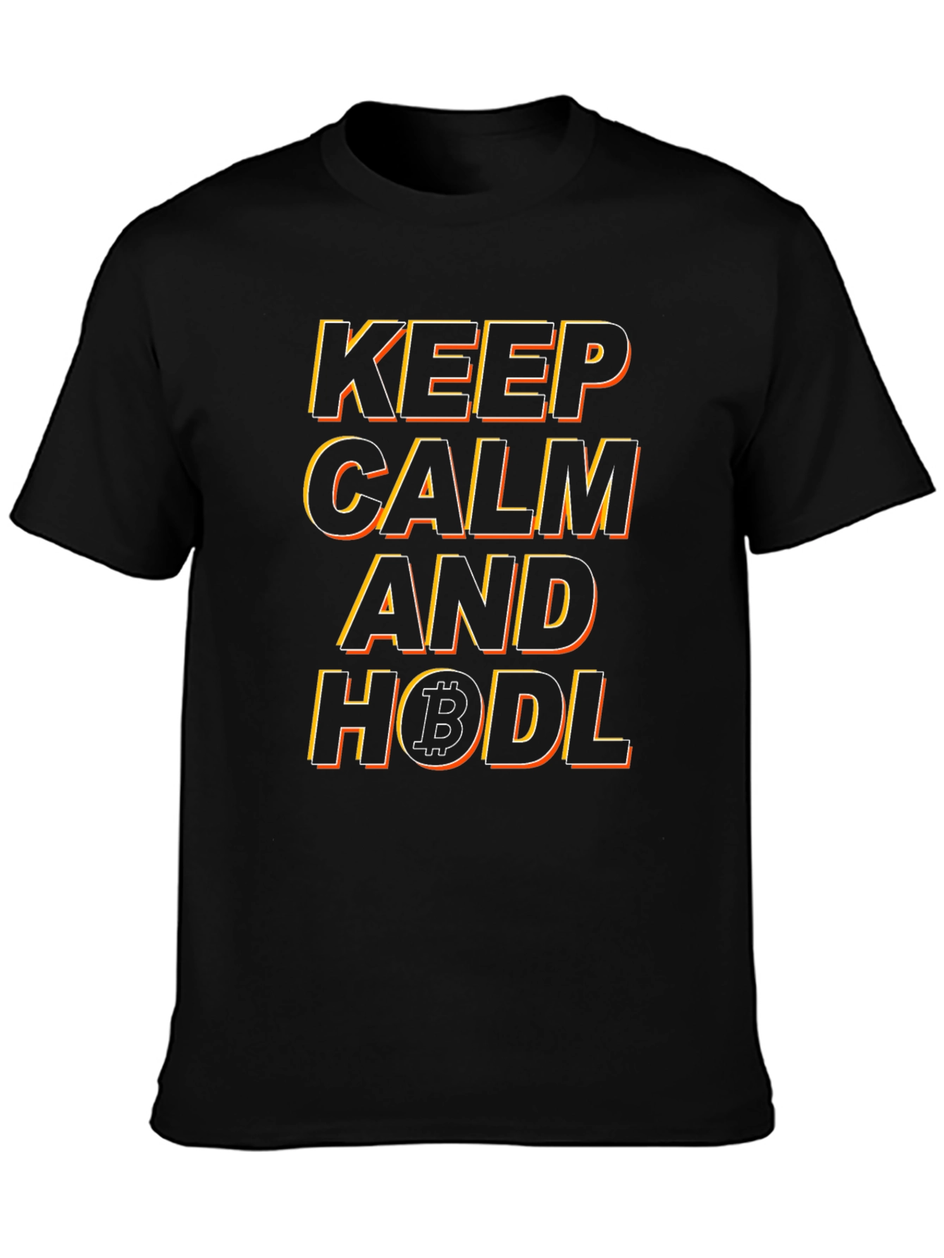 Keep Calm and HODL Bitcoin Graphic Tee