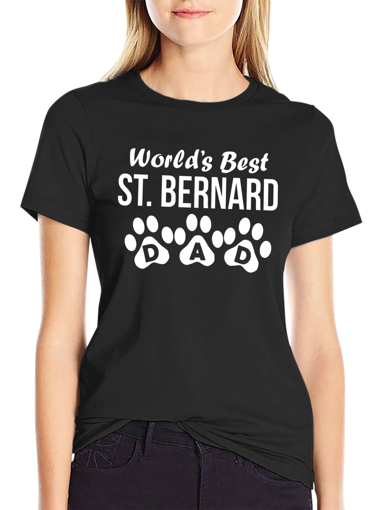 Worlds Best St. Bernard Dad T-Shirt
