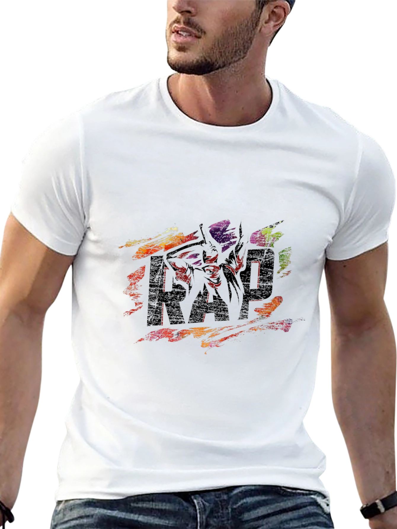 Retro Rad Graphic Black T-Shirt