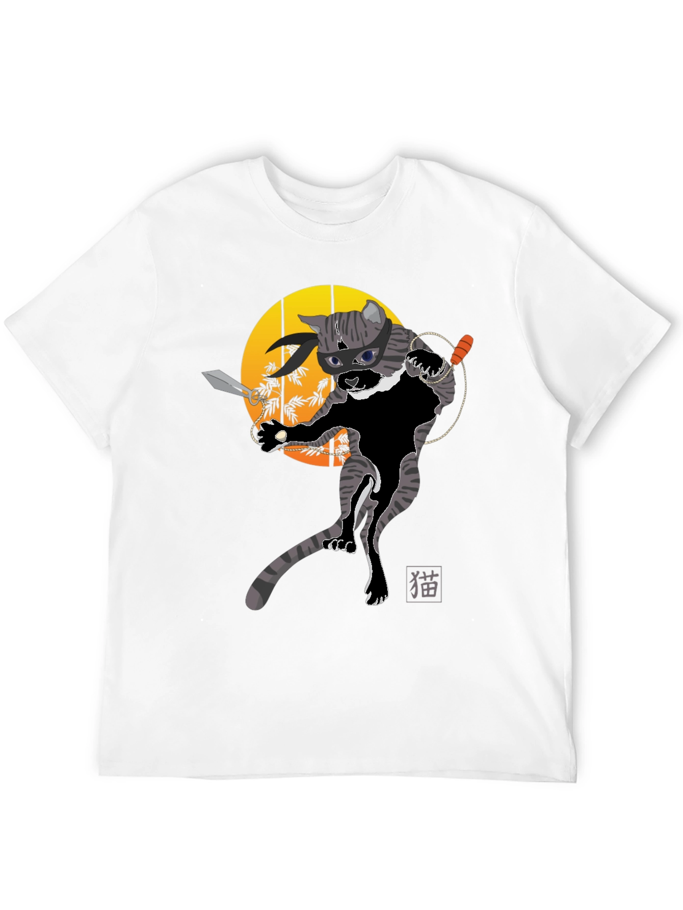 Ninja Cat Graphic T-Shirt