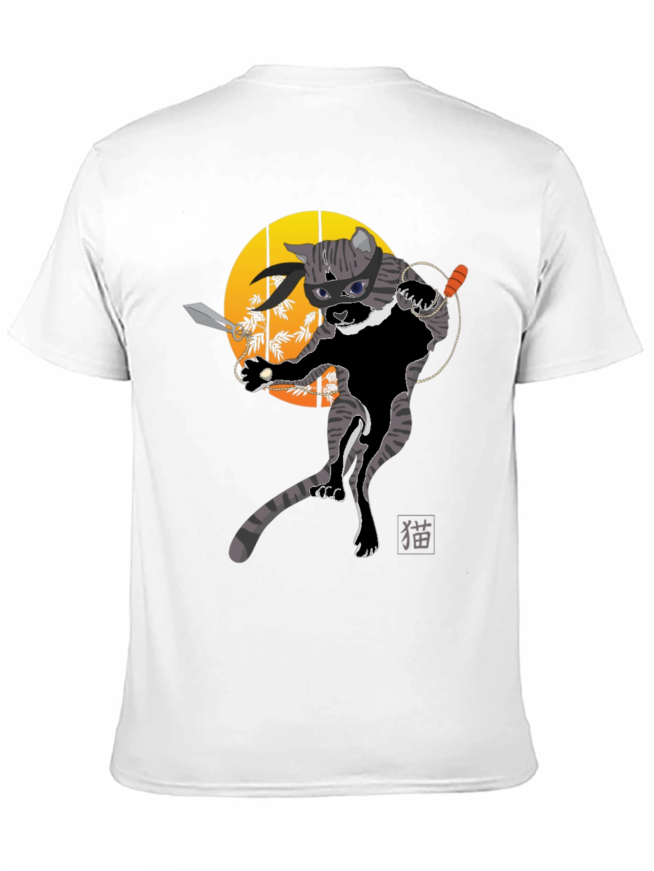 Ninja Cat Graphic T-Shirt