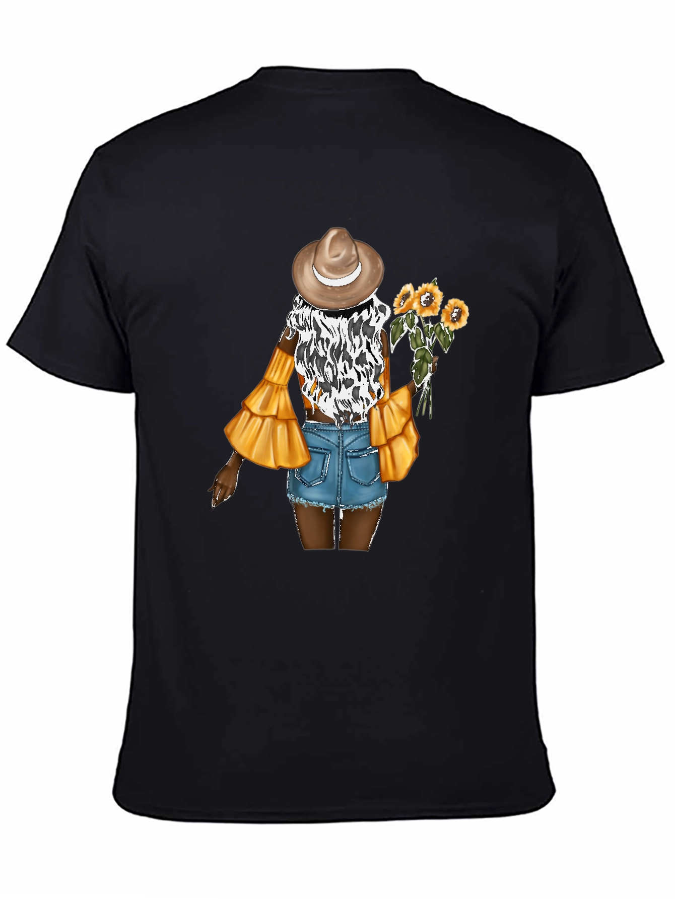 Sunflower Girl Graphic Tee