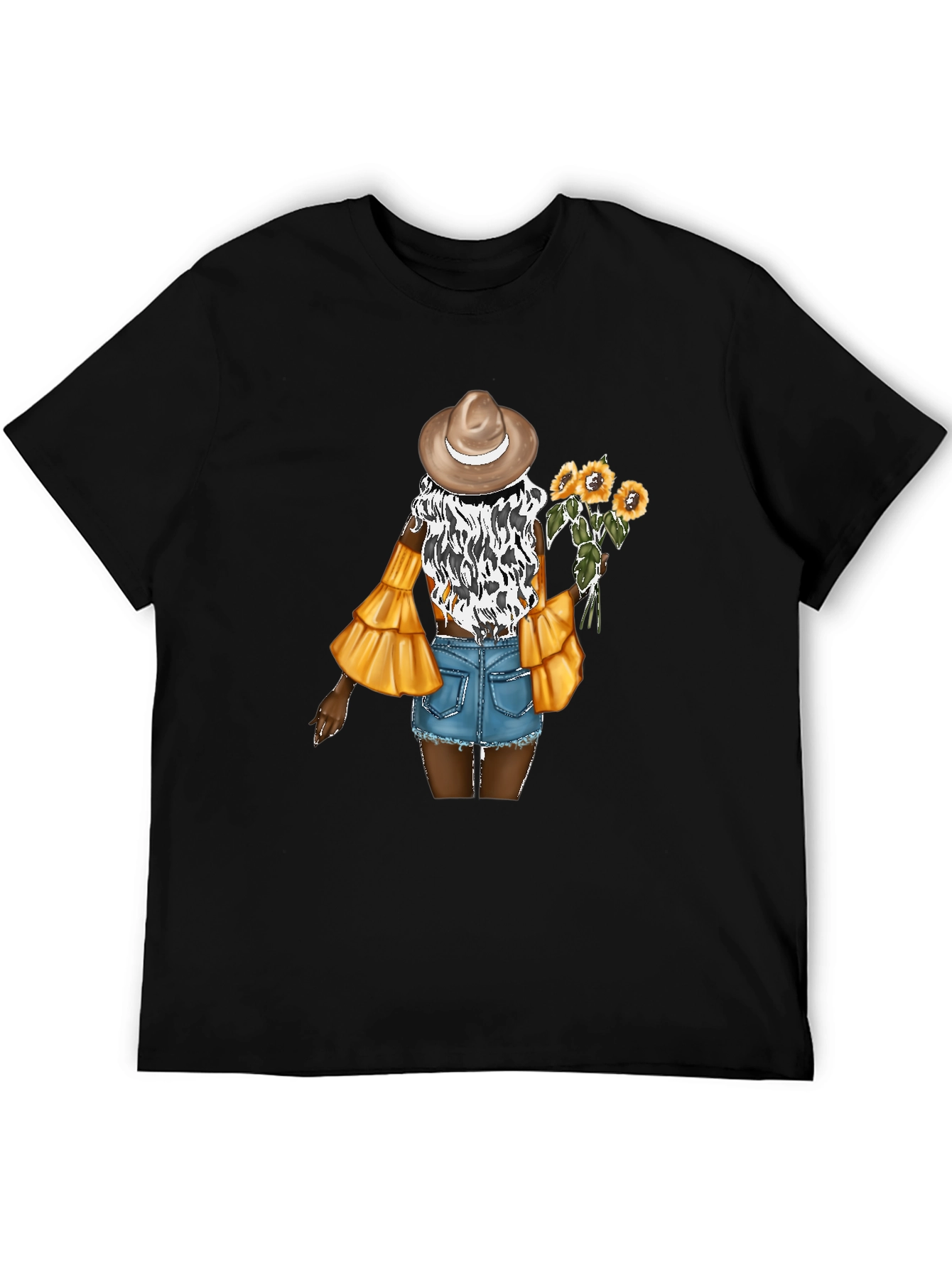 Sunflower Girl Graphic Tee