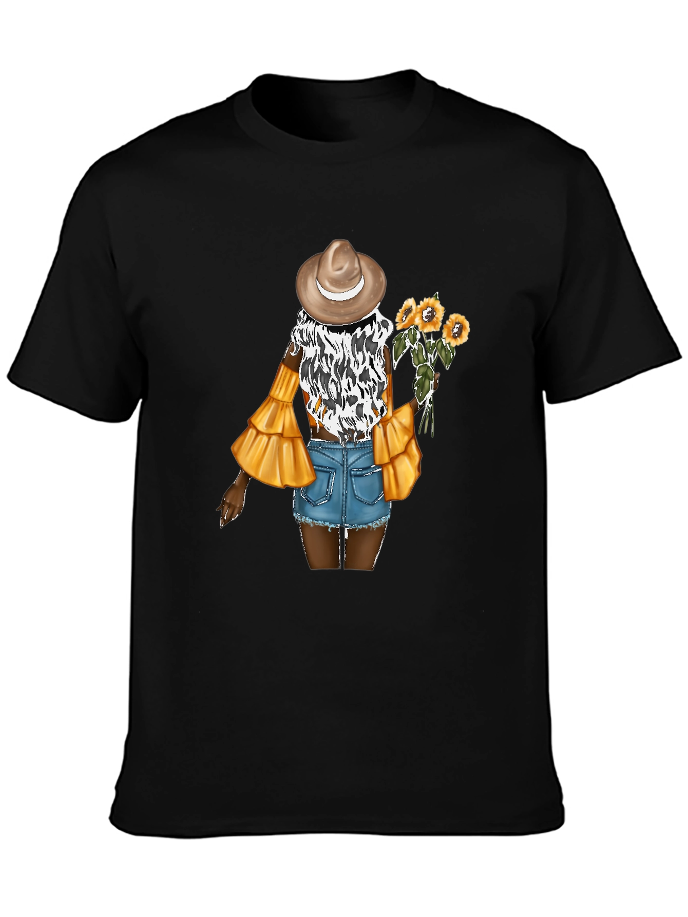 Sunflower Girl Graphic Tee