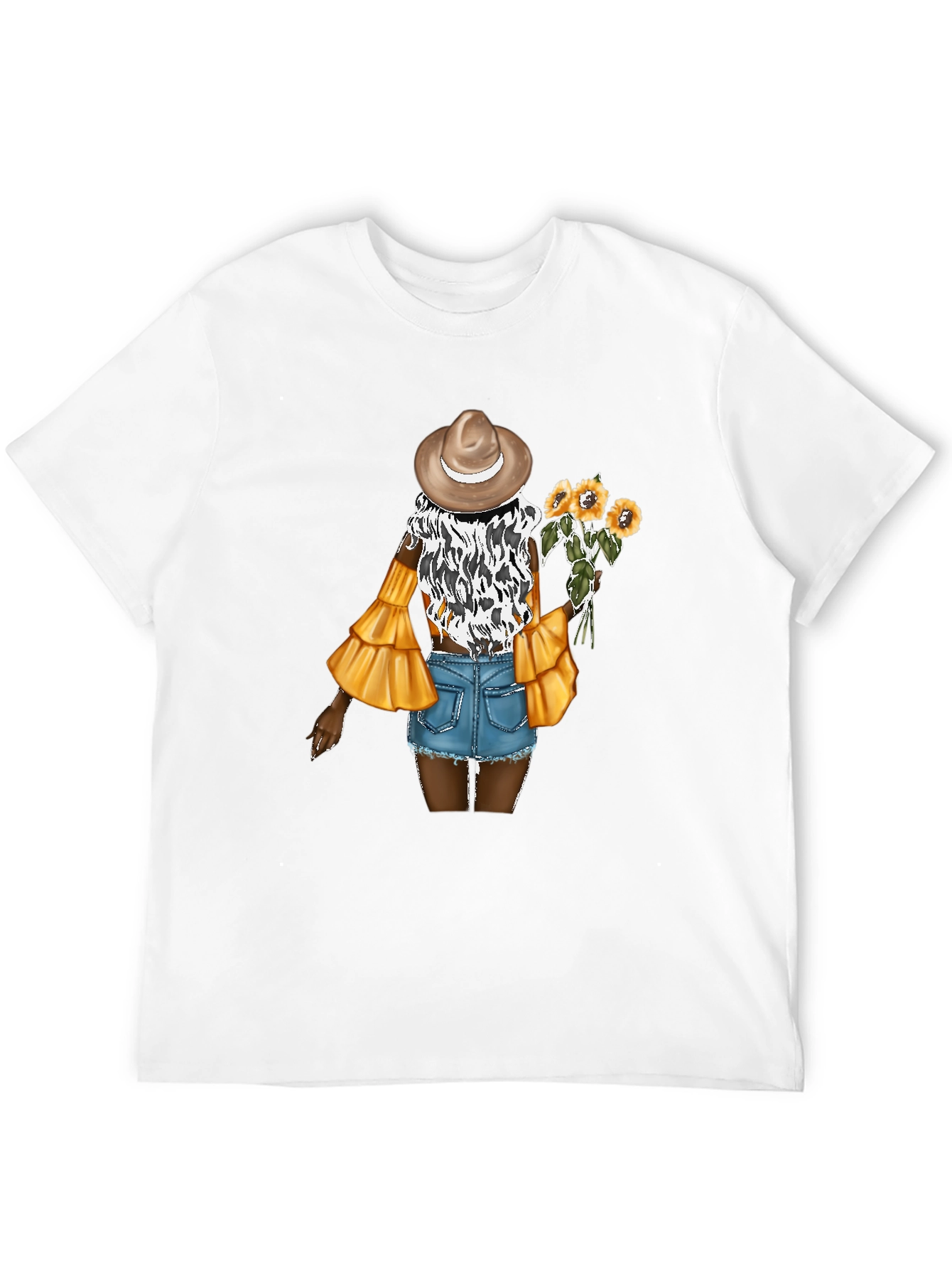 Sunflower Girl Graphic Tee