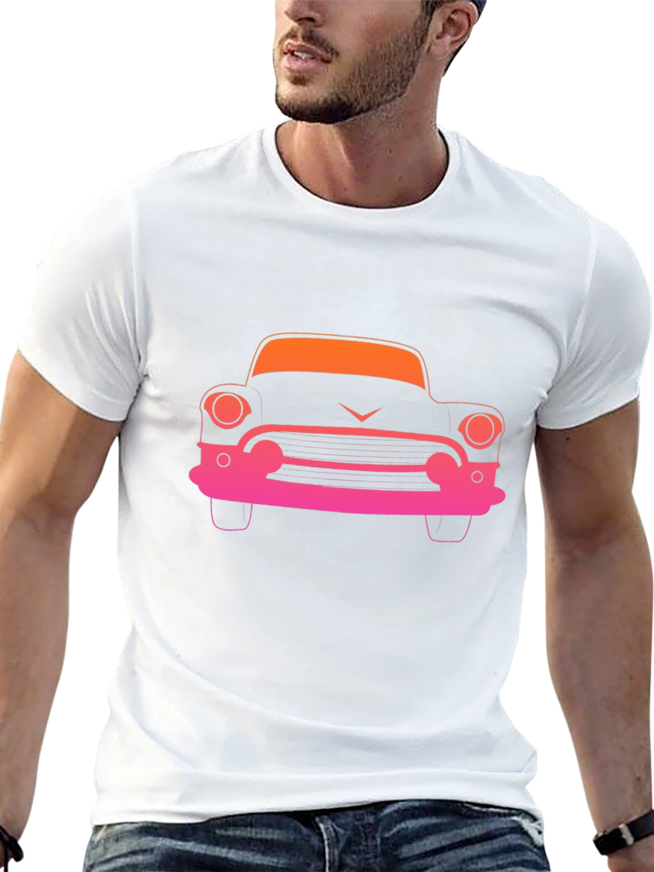 Classic Car Graphic T-Shirt