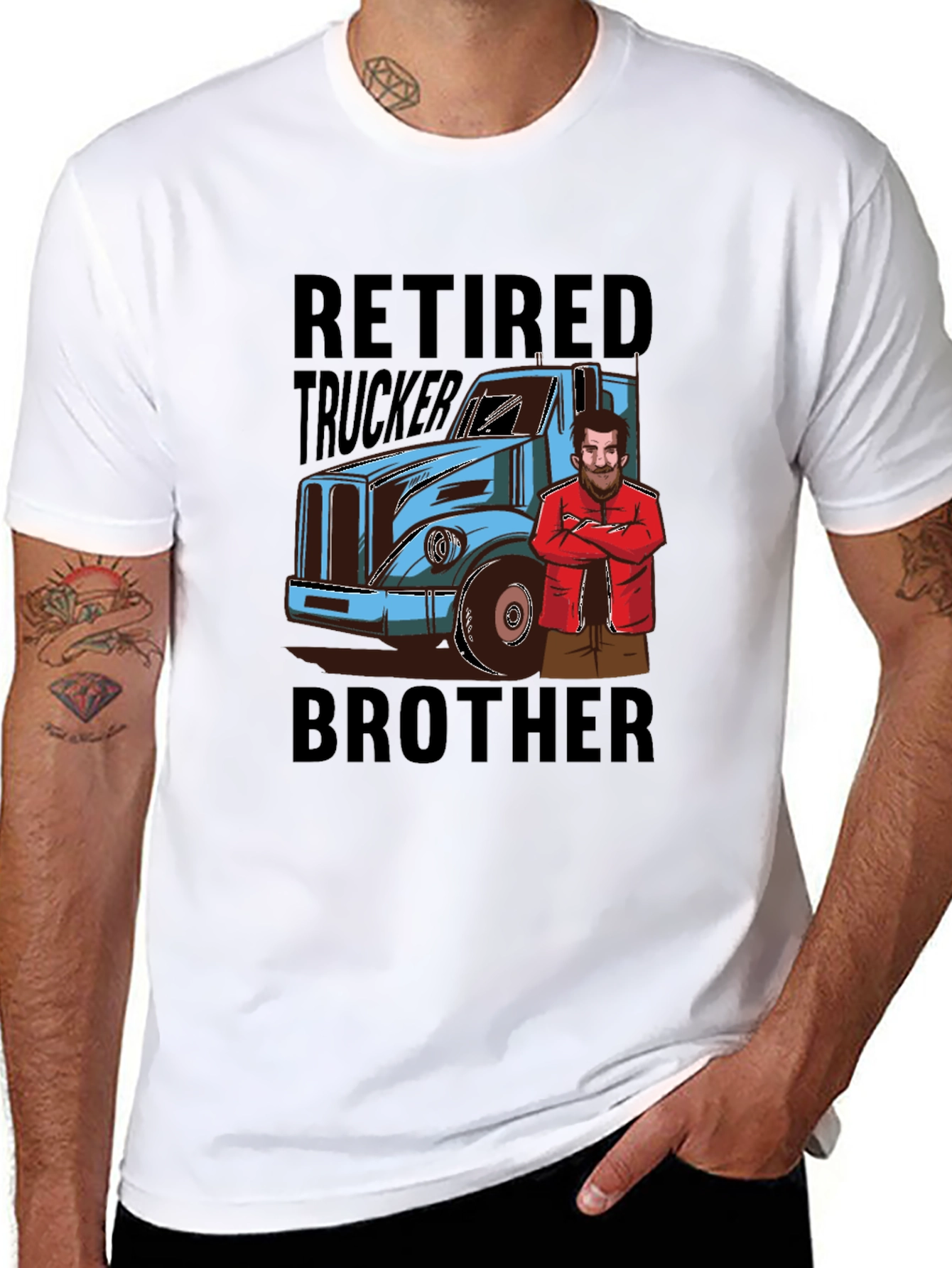 Retired Trucker Brother T-Shirt