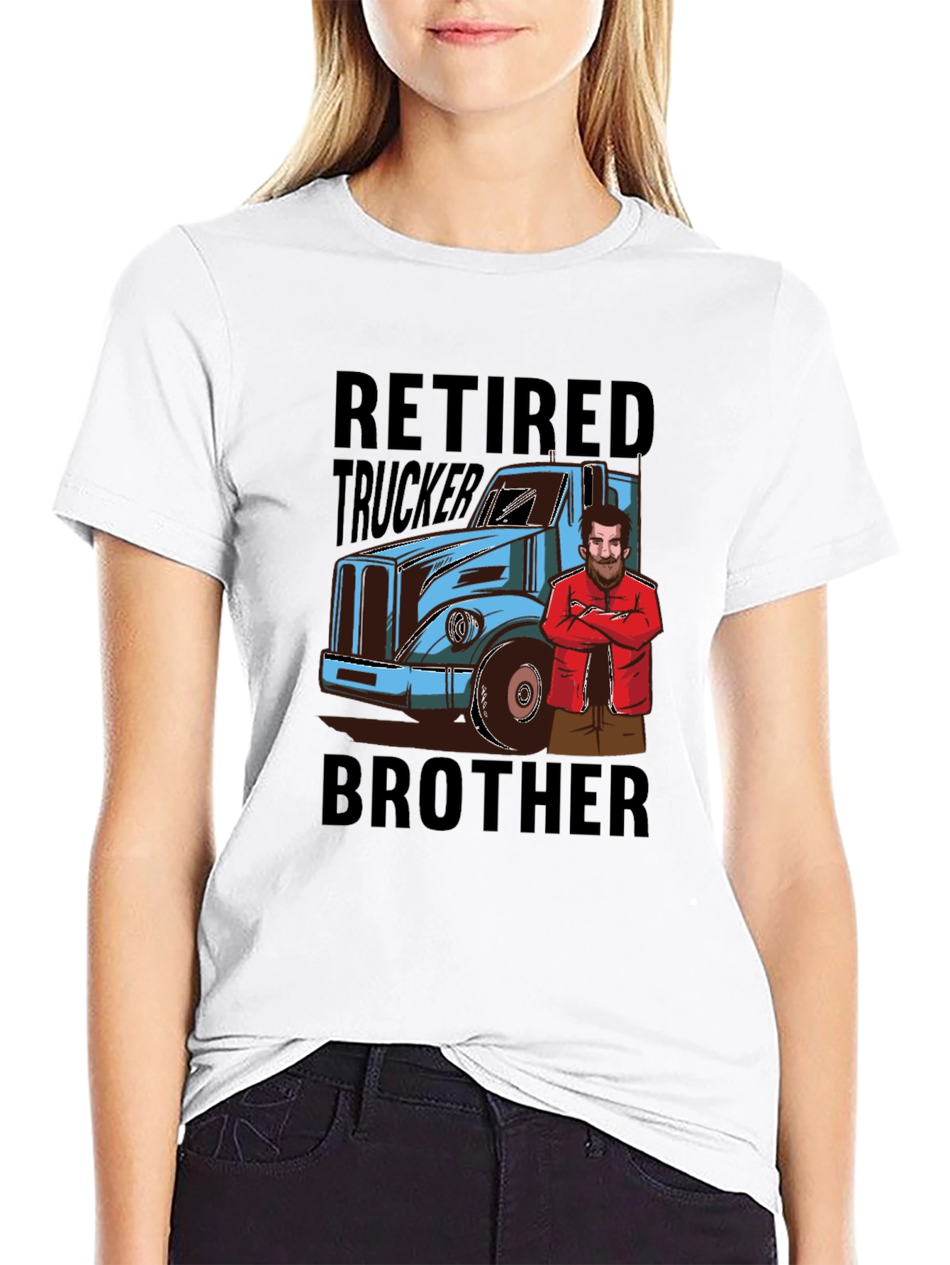 Retired Trucker Brother T-Shirt