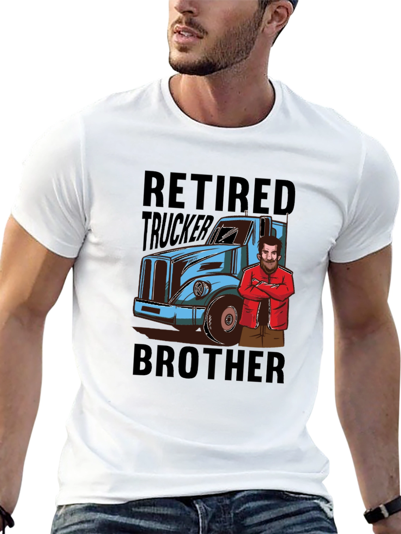 Retired Trucker Brother T-Shirt