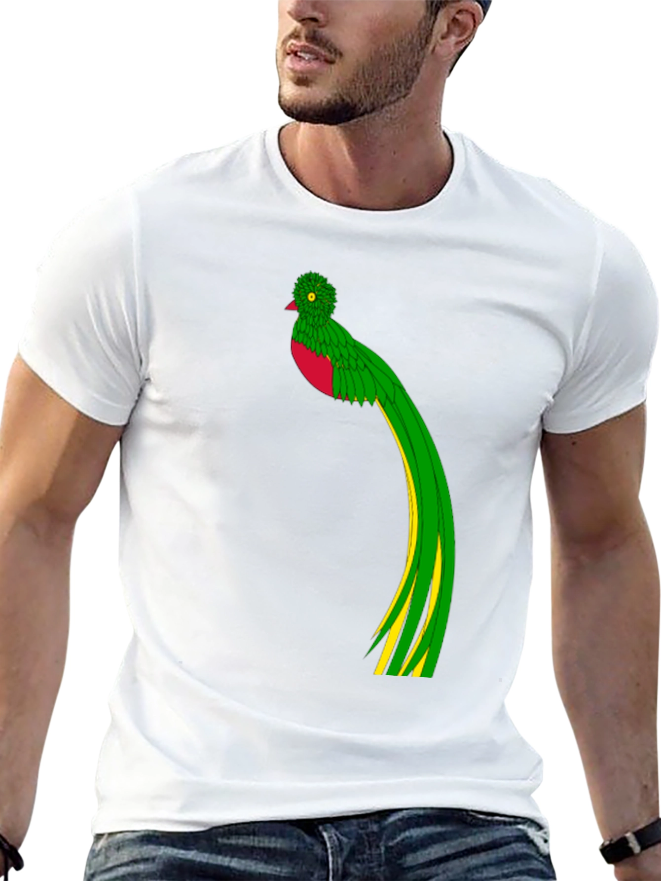 Quetzal Bird Graphic Tee - Stylish Unisex T-Shirt