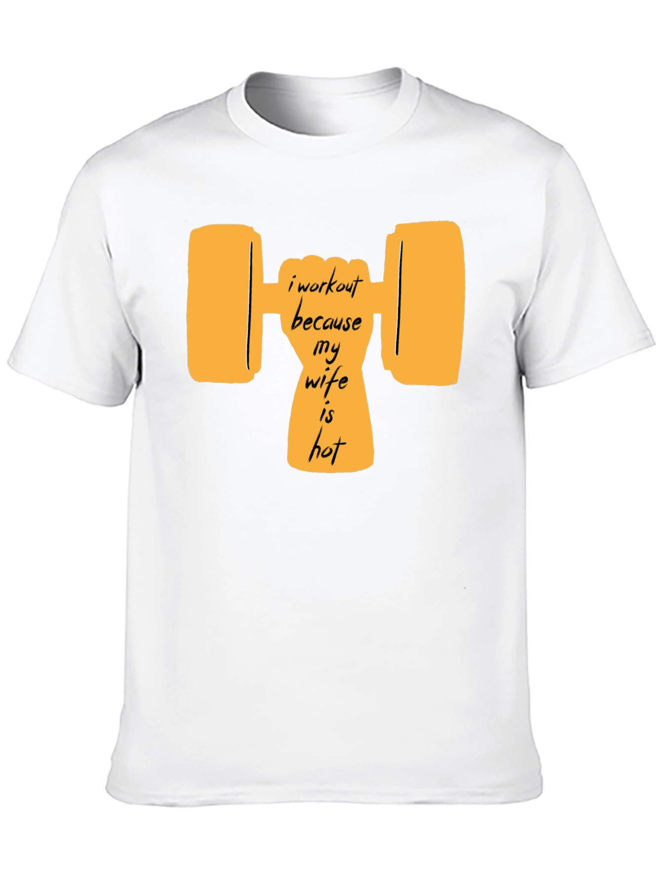 Workout Wife Humor Graphic Tee