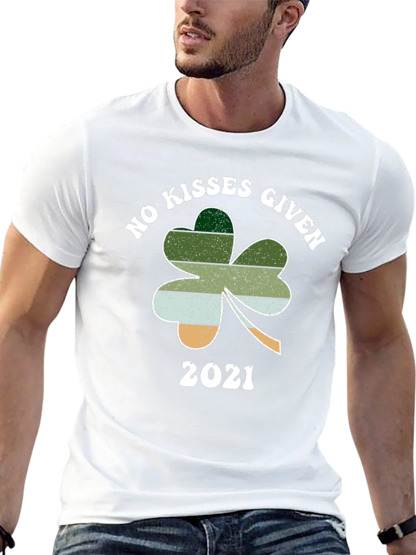 No Kisses Given 2021 St. Patricks Day T-Shirt