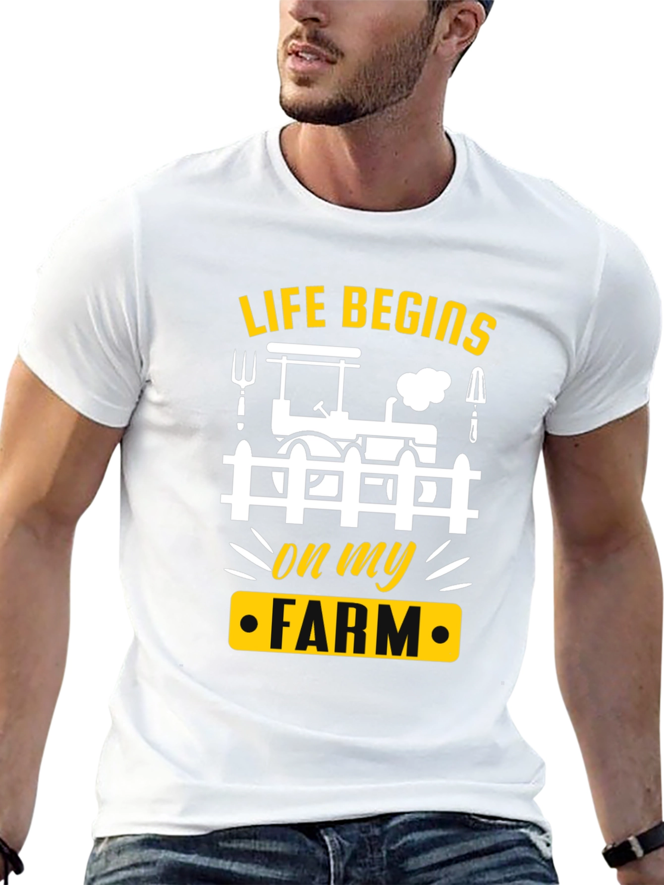 Life Begins On My Farm T-Shirt