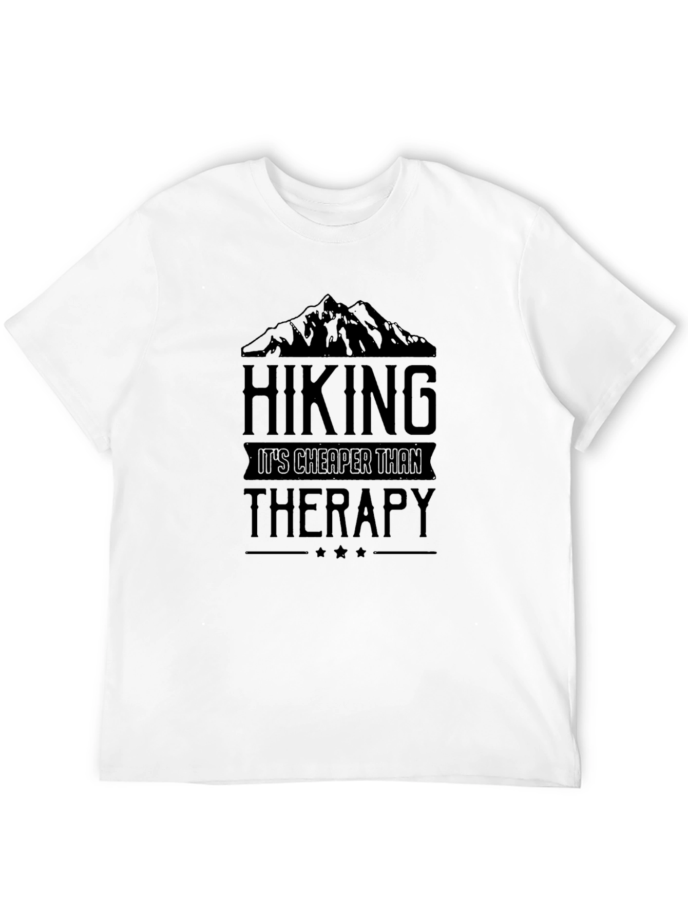 Hiking Cheaper Than Therapy Graphic Tee
